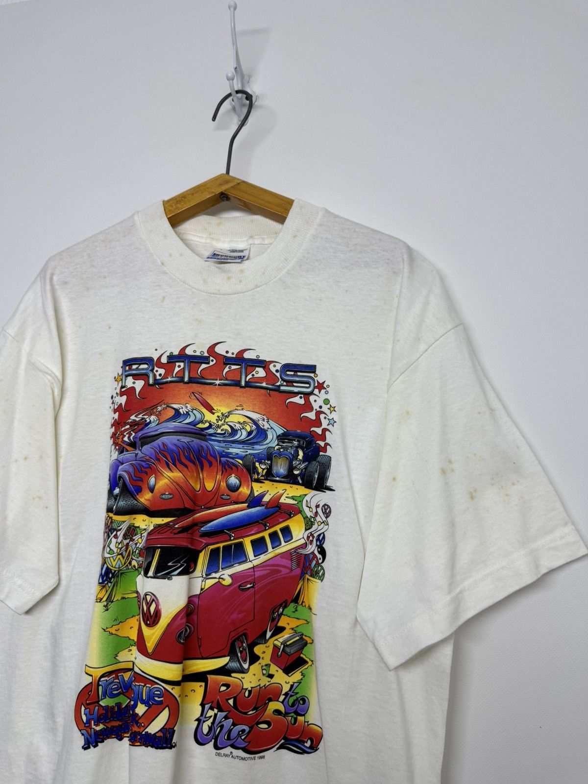 Vintage Vintage Y2k Volkswagen T-Shirt 90’s Size US L / EU 52-54 / 3 - 5 Thumbnail