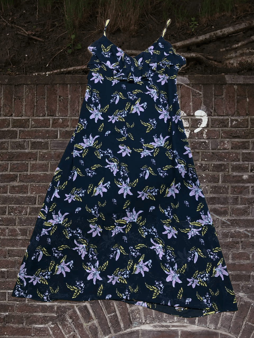 Miss Sixty Vintage Miss Sixty knot front floral midi dress Size S / US 4 / IT 40 - 1 Thumbnail