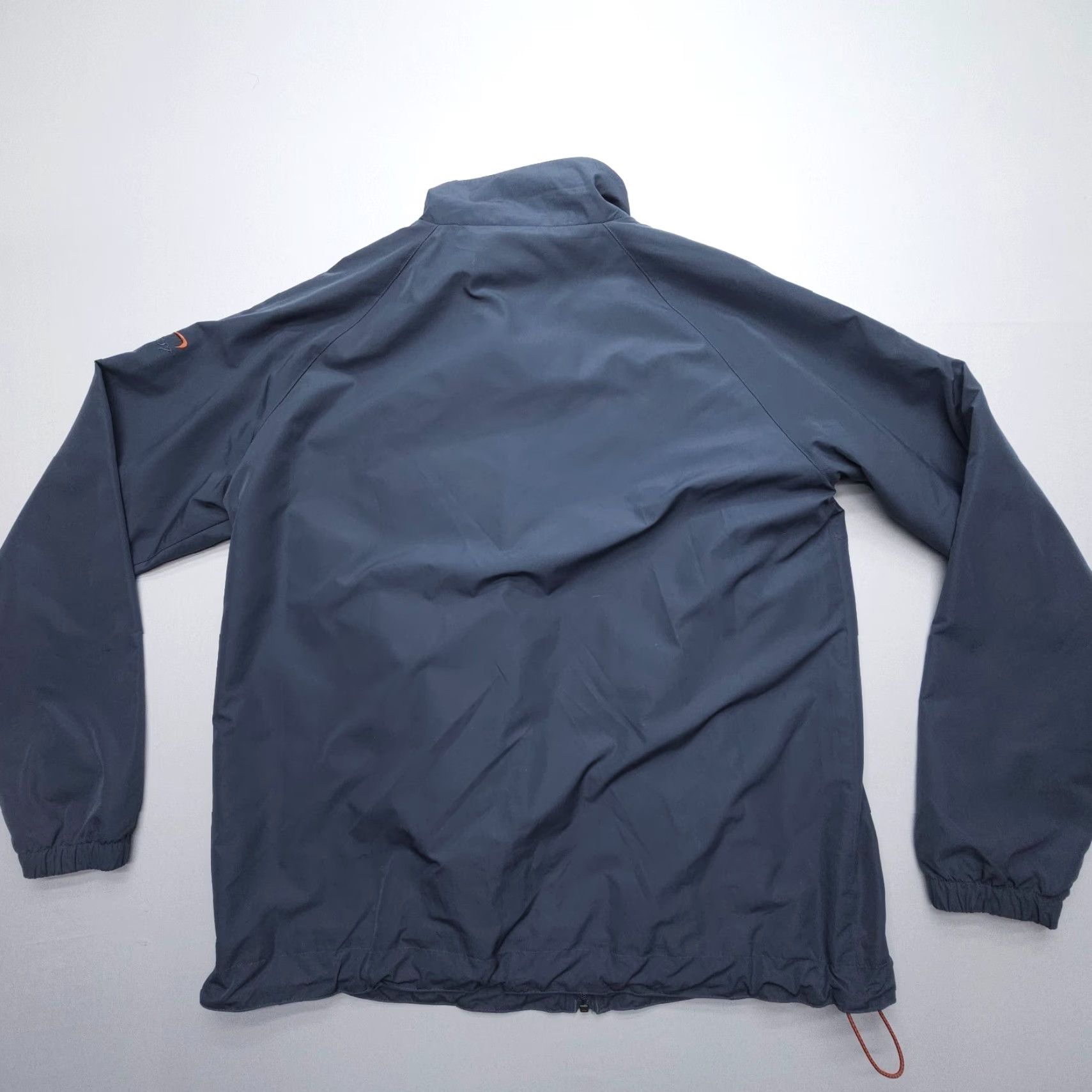 Vintage Cabela's Windbreaker Jacket Mens LT Large Tall Full Zip Relaxed Golf Windcrest Gray Solid Logo Active Outdoor Sports Jacket Size US L / EU 52-54 / 3 - 3 Thumbnail