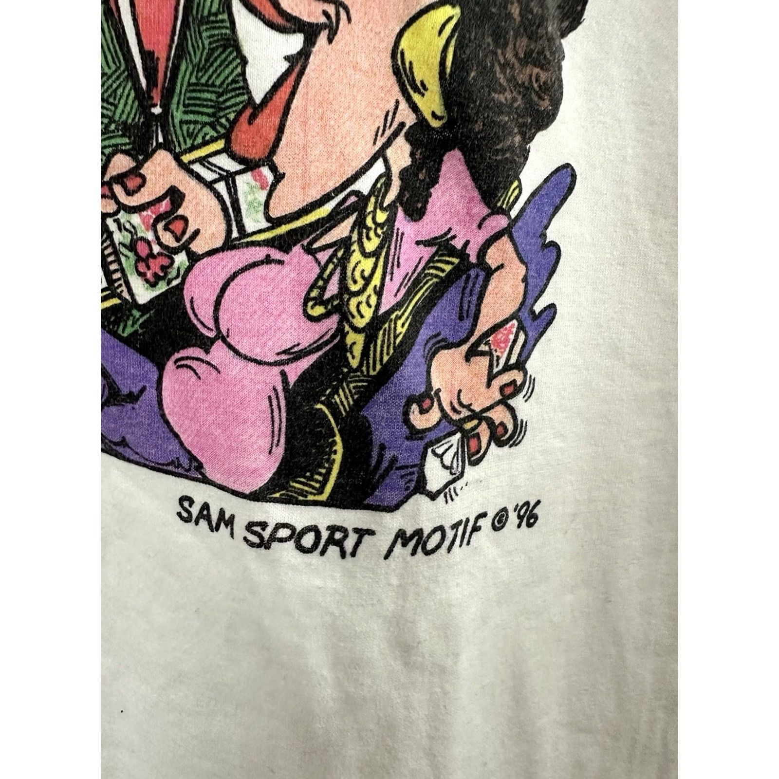 Vintage VTG 90s The Mah Jongg Mavens Mahjong Xipai Single Stitch T-Shirt Size XL Mens White Size US XL / EU 56 / 4 - 3 Thumbnail