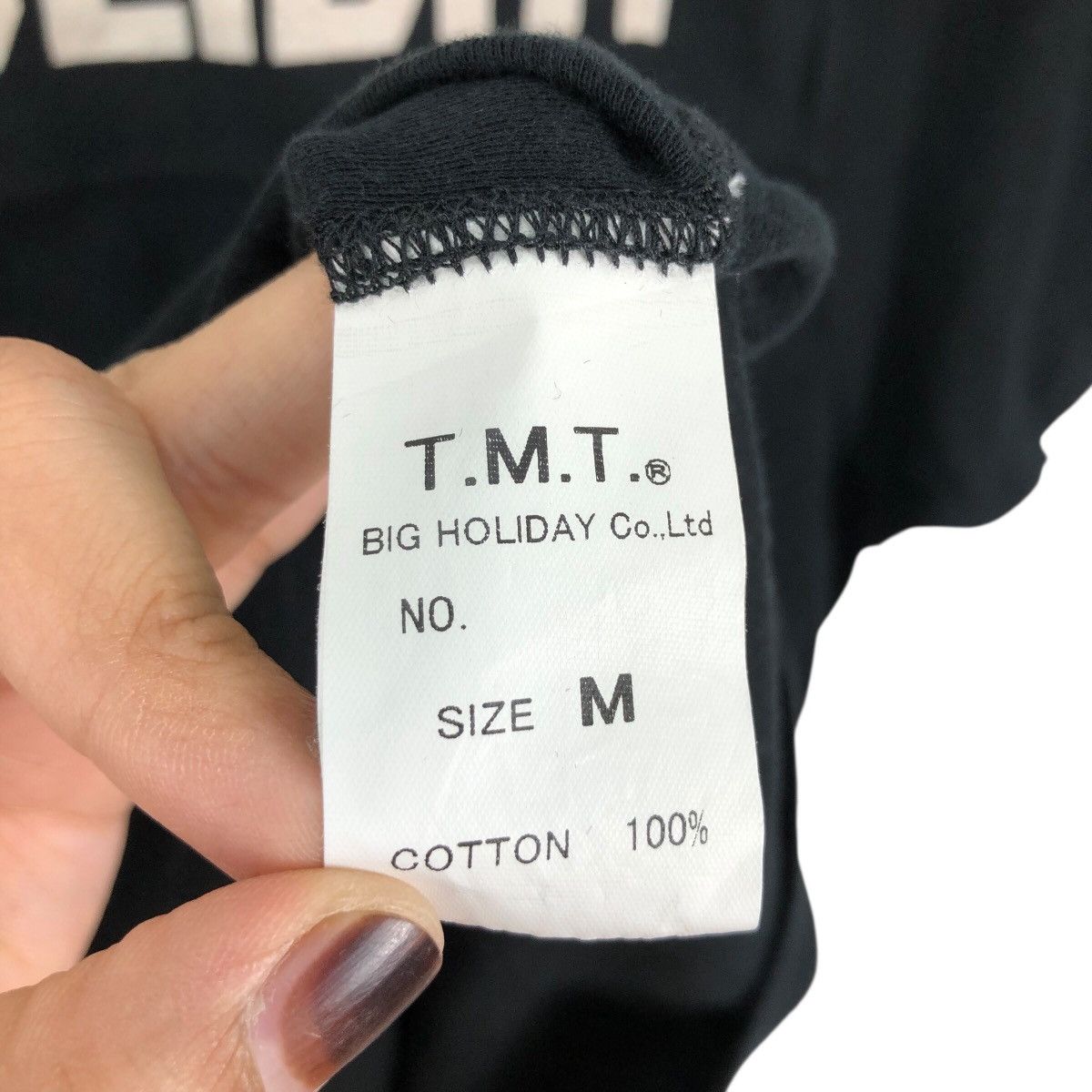 TMT TMT T-Shirt Big Holiday Spellout Japanese Brand Size US M / EU 48-50 / 2 - 5 Thumbnail