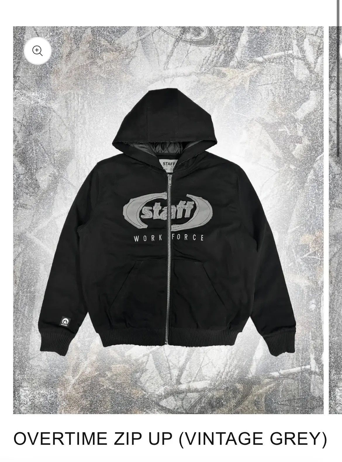 Staffworkfirce overtime zip up