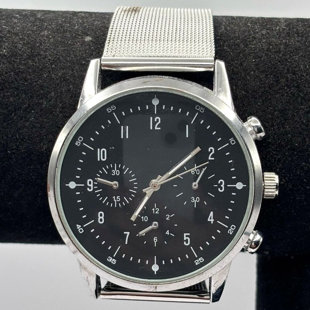 Other Retro Silver Men's Watch Size ONE SIZE - 1 Thumbnail