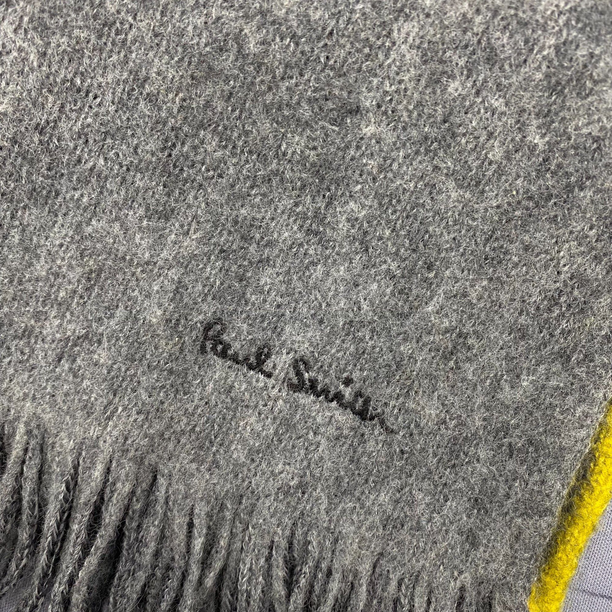 Paul Smith Vintage Paul Smith Scarf Fringe Ribbed Knit Wool Scarves Size ONE SIZE - 4 Thumbnail