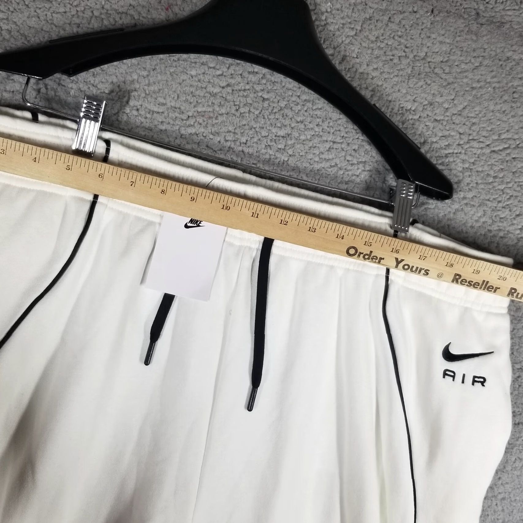 Nike VINTAGE Nike Joggers Pants Women Plus Size 2X White Athletic Casual Sweatpants Size 40" / US 18 - 4 Thumbnail