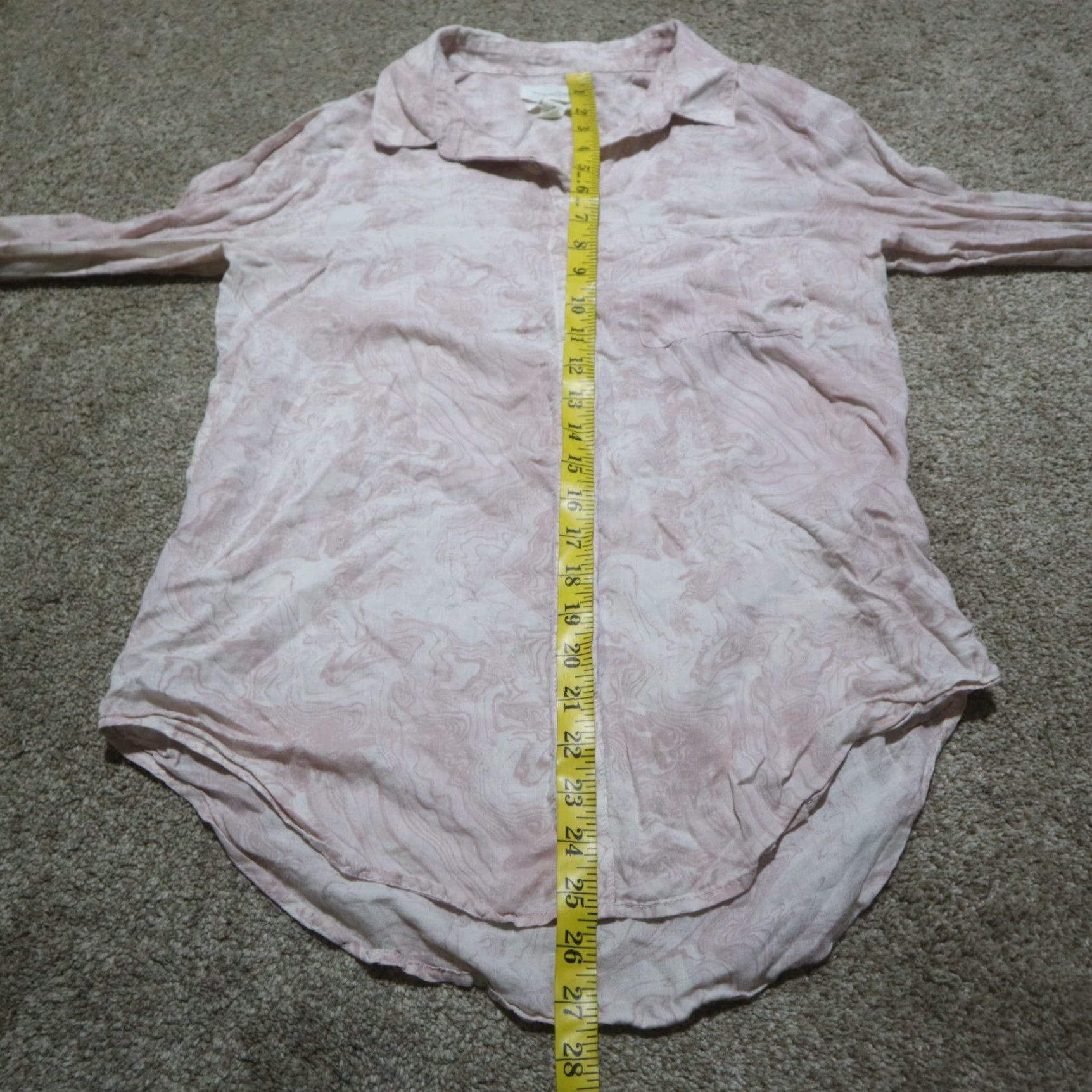 Treasure & Bond Treasure & Bond Shirt Womens Small Pink Lightweight Button-Up Adult Small Size S / US 4 / IT 40 - 6 Thumbnail