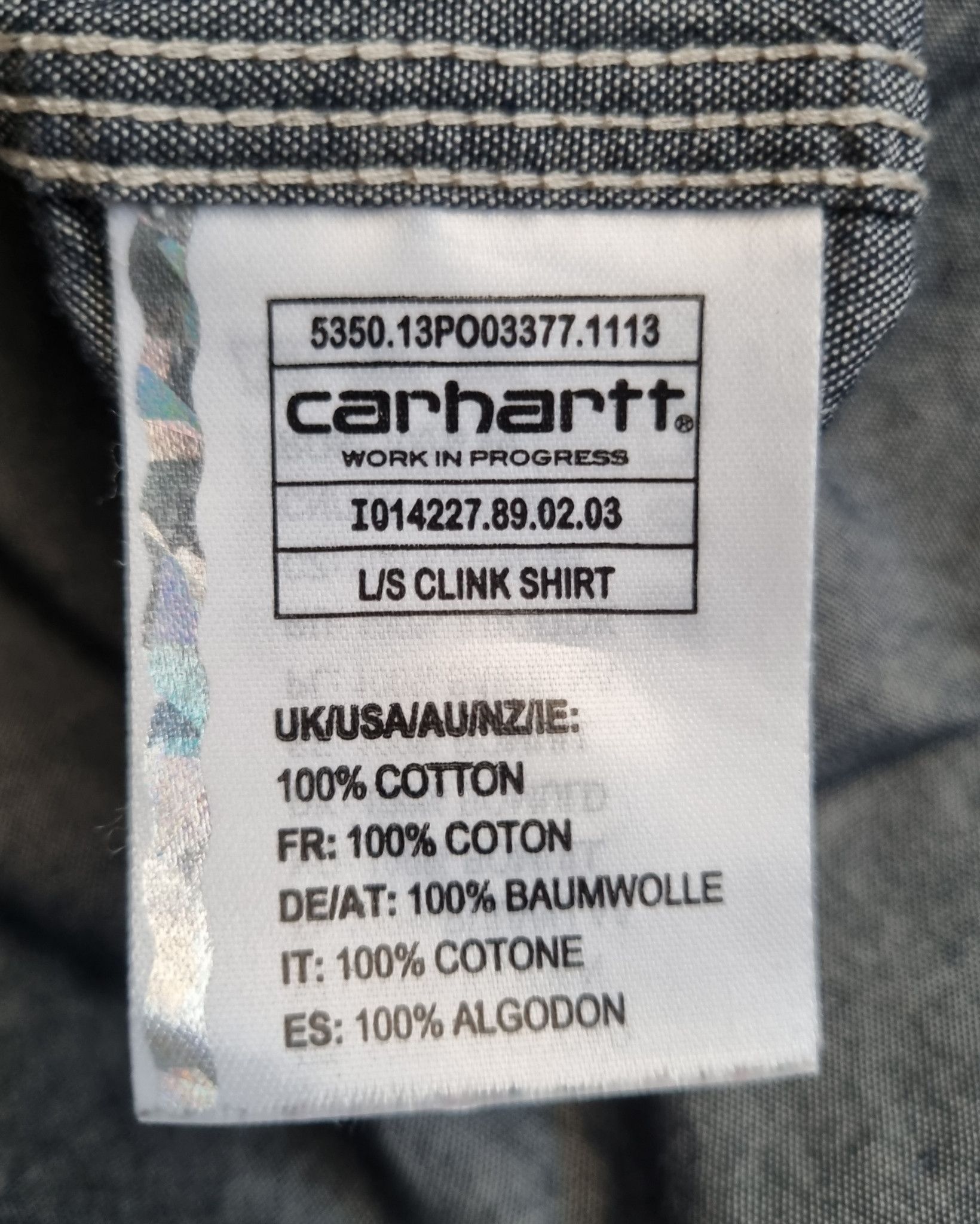 Carhartt Wip Carhartt Long Sleeve Clink Shirt Size US M / EU 48-50 / 2 - 5 Thumbnail