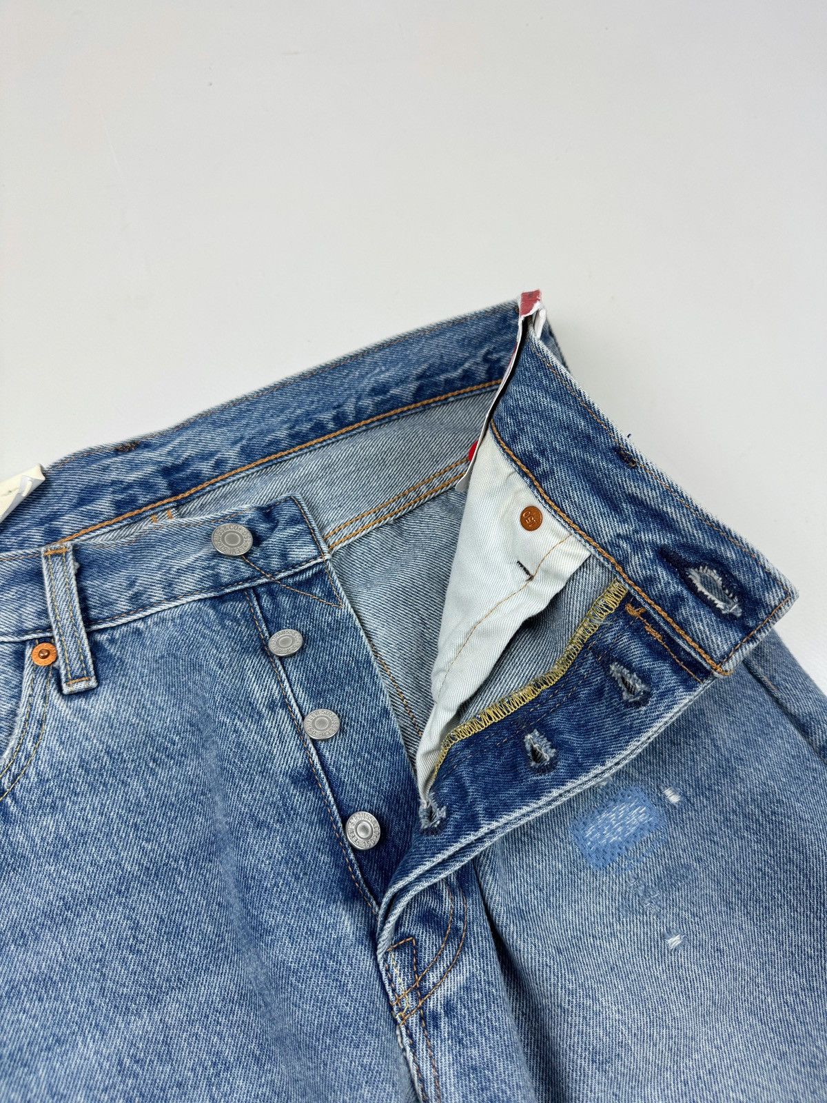 Levi's NWT Levi’s 501 150th Anniversary Repaired Washed Denim Jeans Size US 30 / EU 46 - 9 Thumbnail
