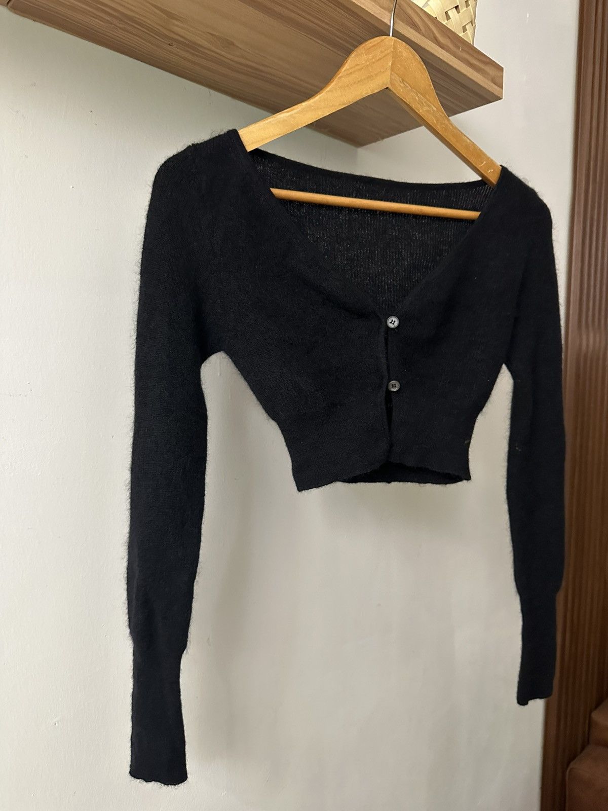 Jacquemus Jacquemus Le Cardigan Alzou Mohair-Blend Cardigan Size XS / US 0-2 / IT 36-38 - 3 Thumbnail