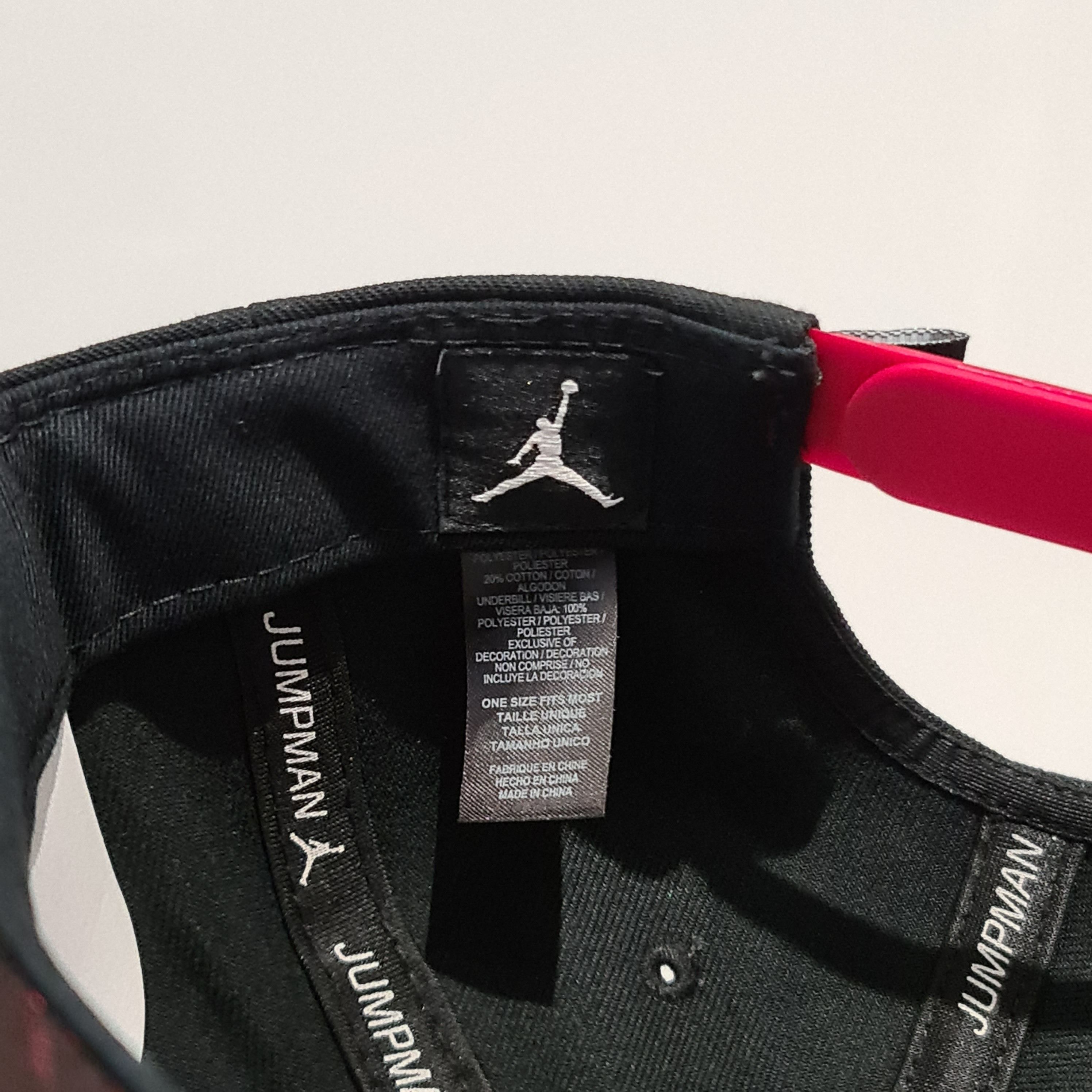 Jordan Brand Jordan Cap Snapback 'TWO3 Flu Game' Black Size ONE SIZE - 8 Thumbnail