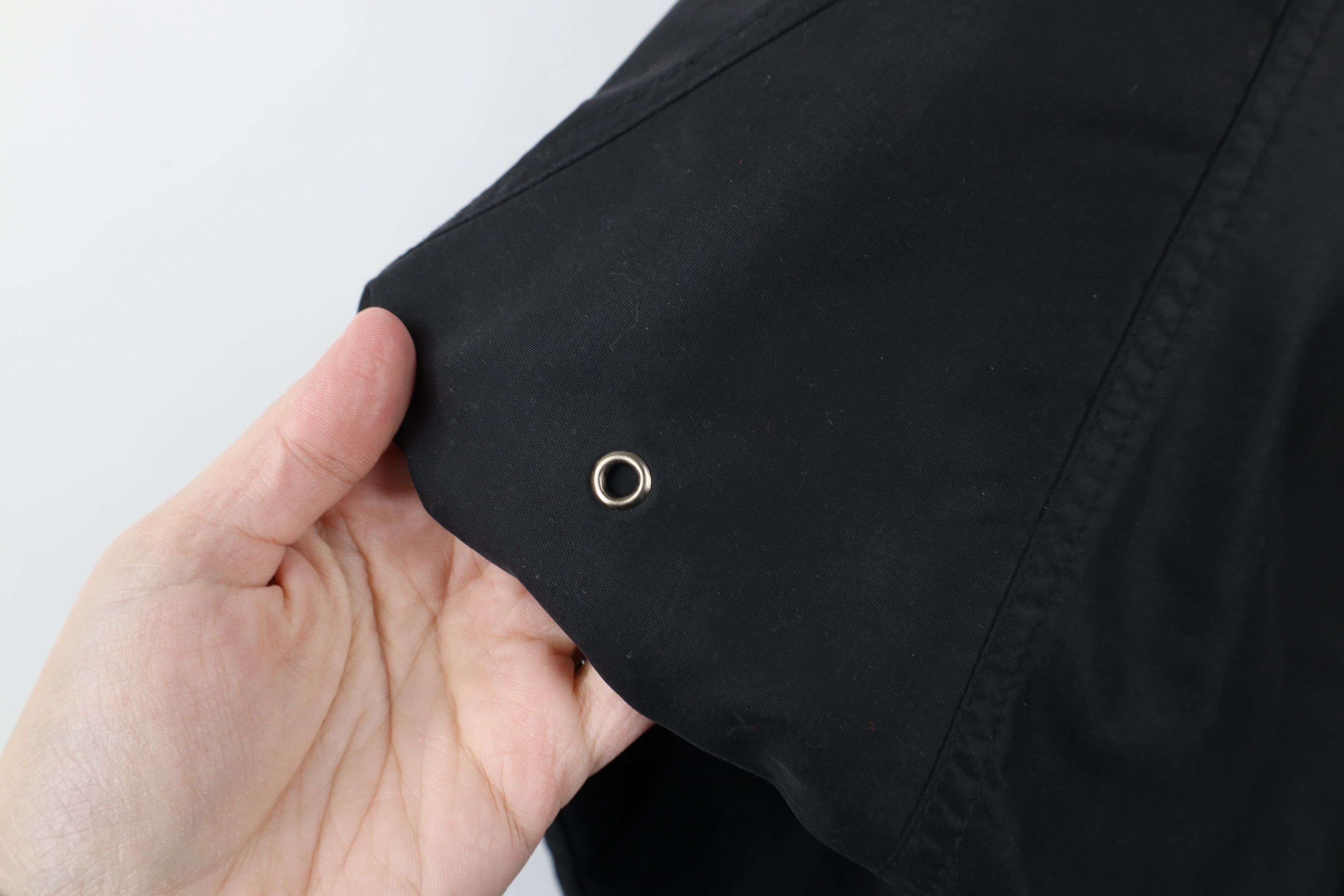 Vintage Vintage 90s Streetwear Microfiber Hooded Anorak Jacket Black Size US XL / EU 56 / 4 - 7 Thumbnail