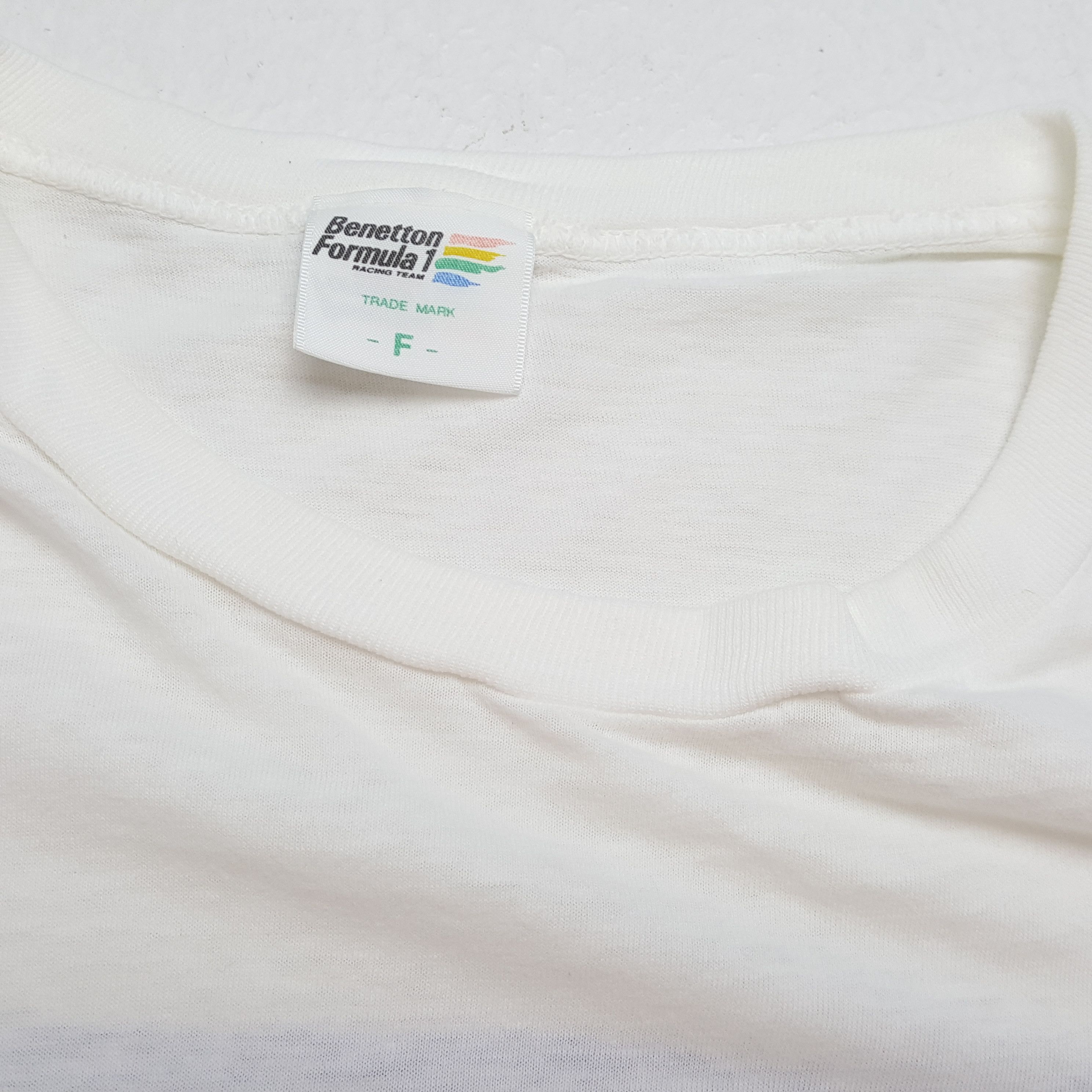 Benetton × Vintage VIntage BENETTON FORMULA 1 Racing Team T-Shirts Size US L / EU 52-54 / 3 - 7 Thumbnail