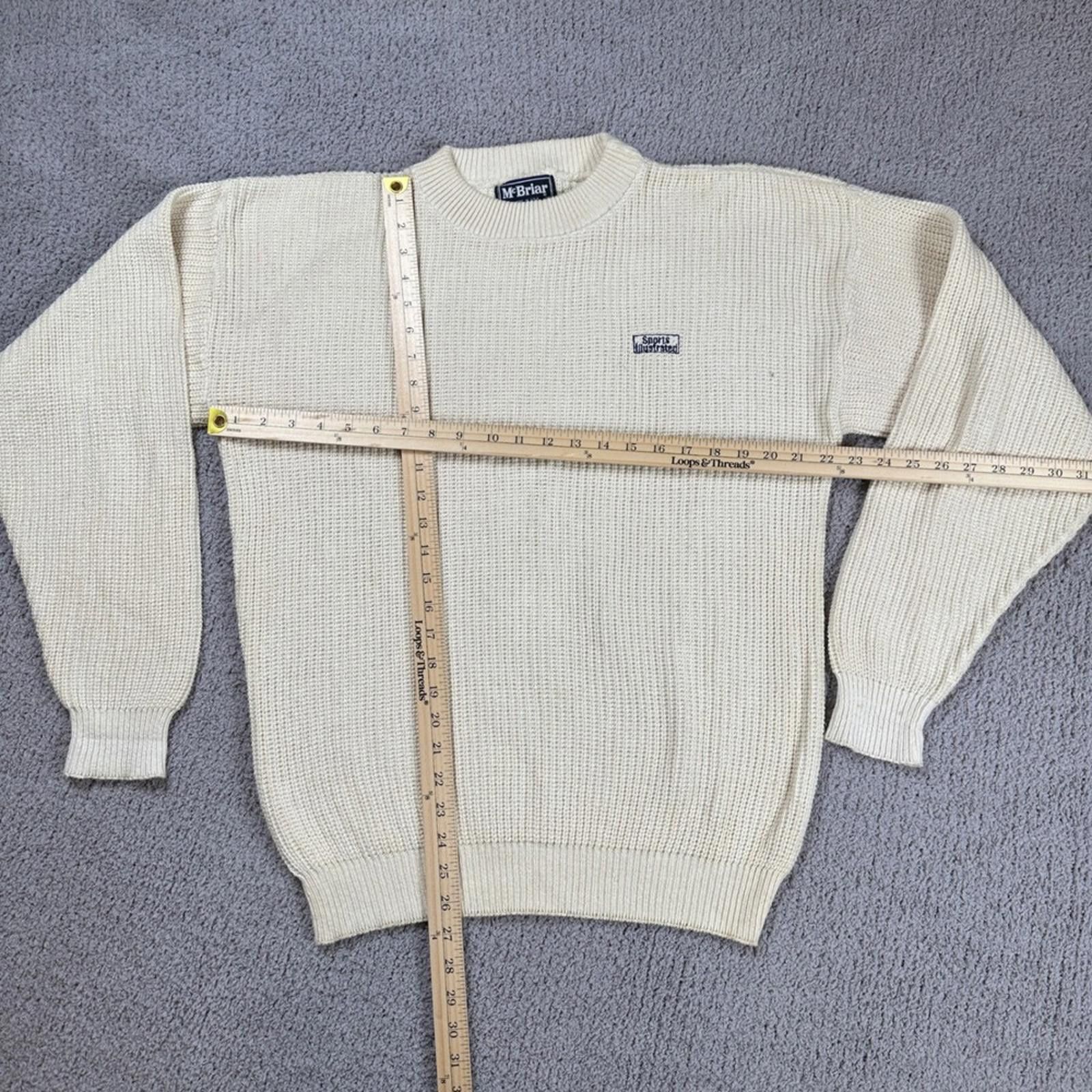 Other Vintage McBriar Sports Illustrated Sweater Mens S Cream Size US S / EU 44-46 / 1 - 2 Thumbnail