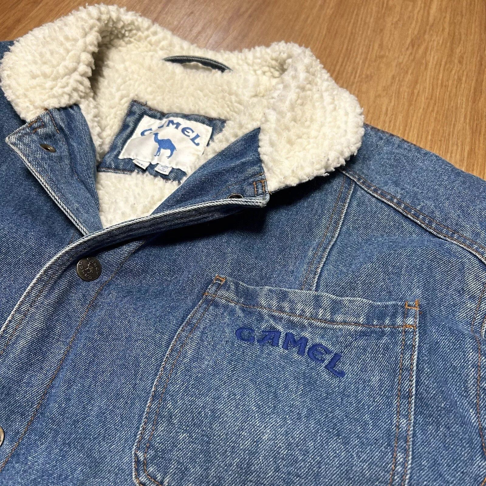 Camel Vintage Joe Camel Denim Jacket Camel Cigarette’s Size US XL / EU 56 / 4 - 8 Thumbnail