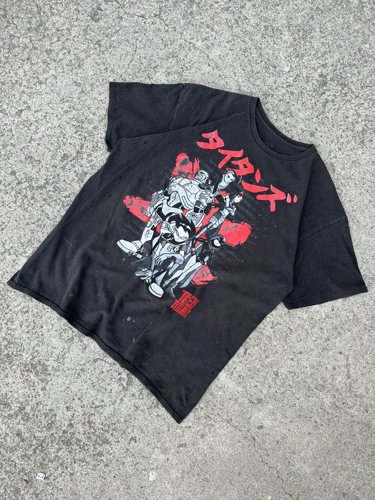 DC Comics T-Shirt Teen Titans Japanese Logo Size US XL / EU 56 / 4 - 2 Thumbnail