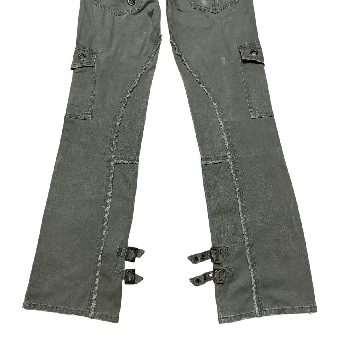 Japanese Brand Midas Machiavel Military Zipper Cargo Pants Low Rise Size US 29 - 13 Thumbnail
