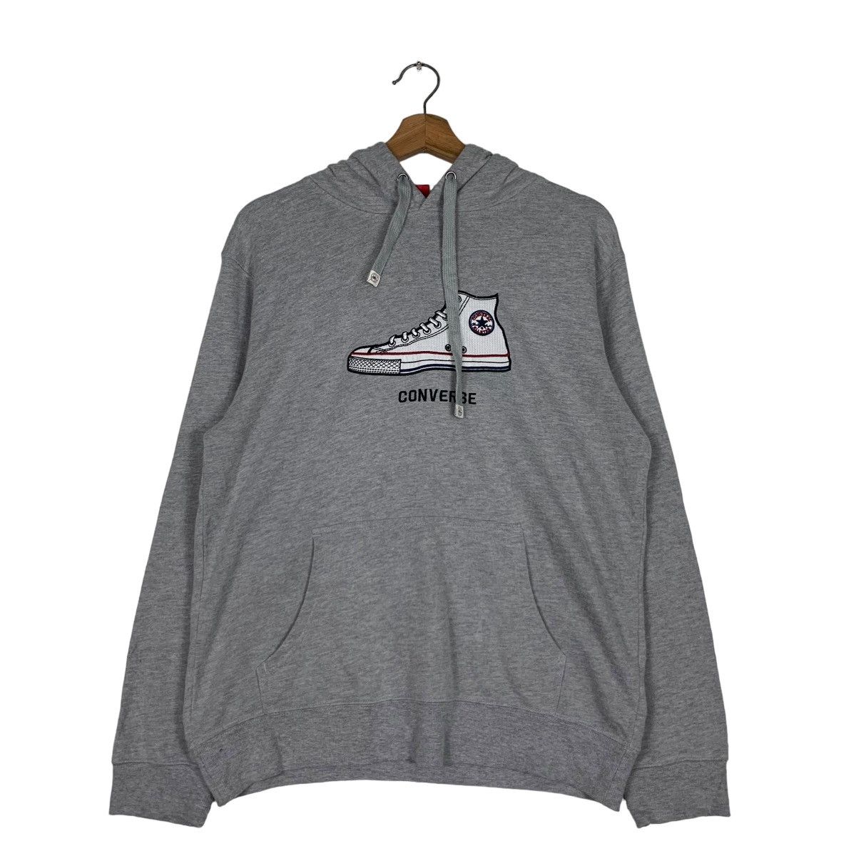 Converse CONVERSE Shoes Big Logo Pullover Hoodies #0821-C37 Size US L / EU 52-54 / 3 - 1 Thumbnail