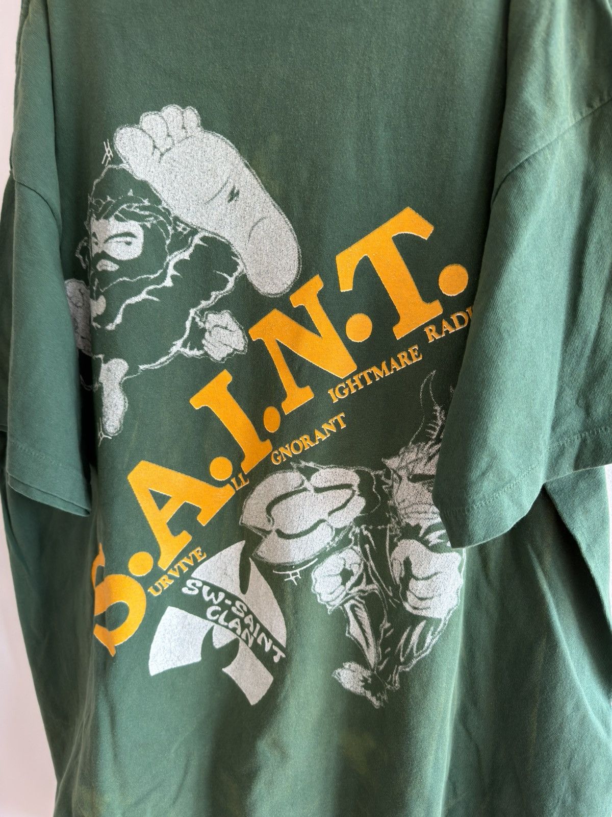 Saint Michael SAINT MICHAEL X WUTANG CLAN X SEAN WOTHERSPOON GOD TEE XXL Size US XXL / EU 58 / 5 - 10 Thumbnail