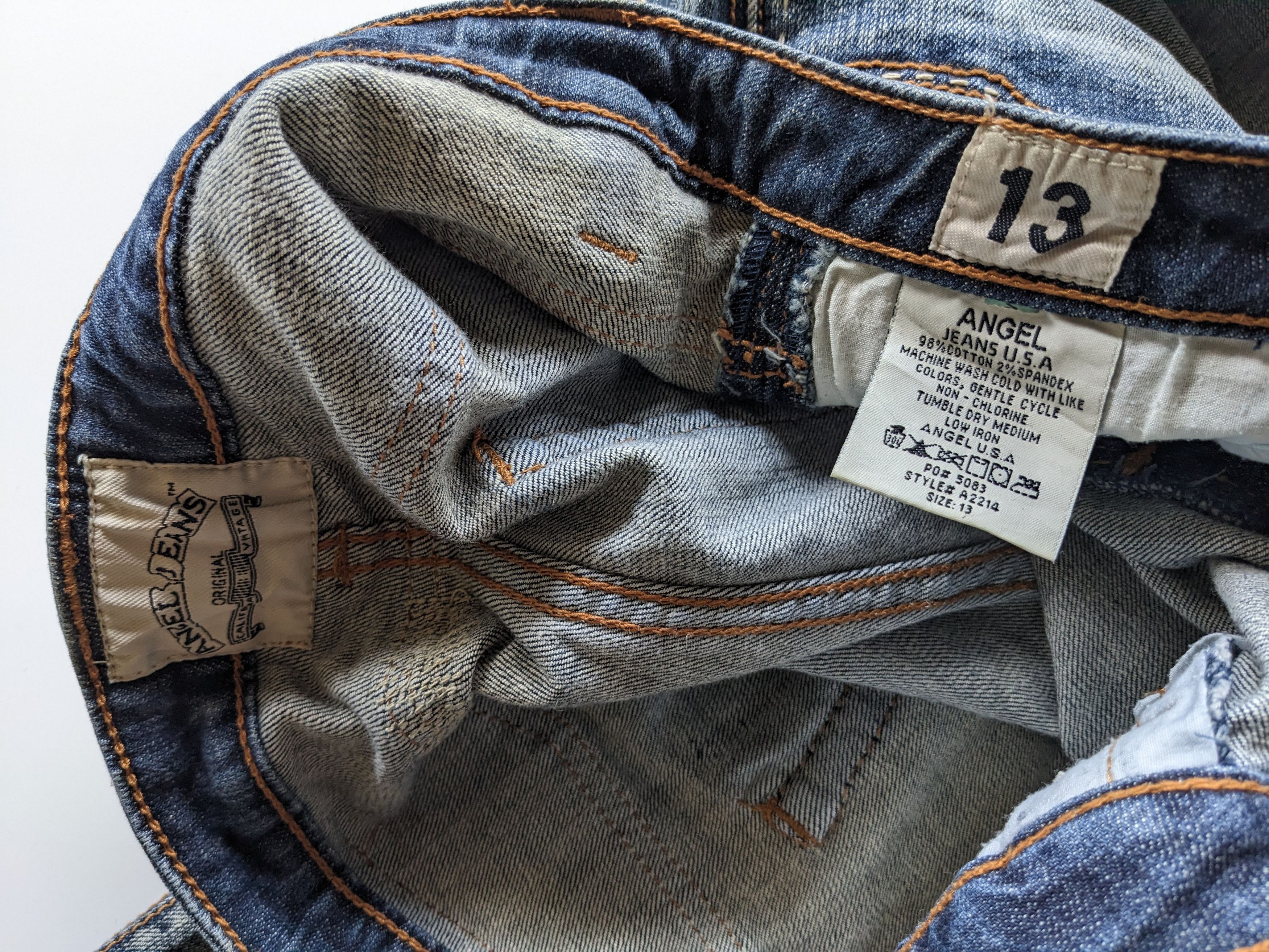 If Six Was Nine × Japanese Brand Angel Jeans cowboy flare jeans Size 34" / US 12 / IT 48 - 8 Thumbnail