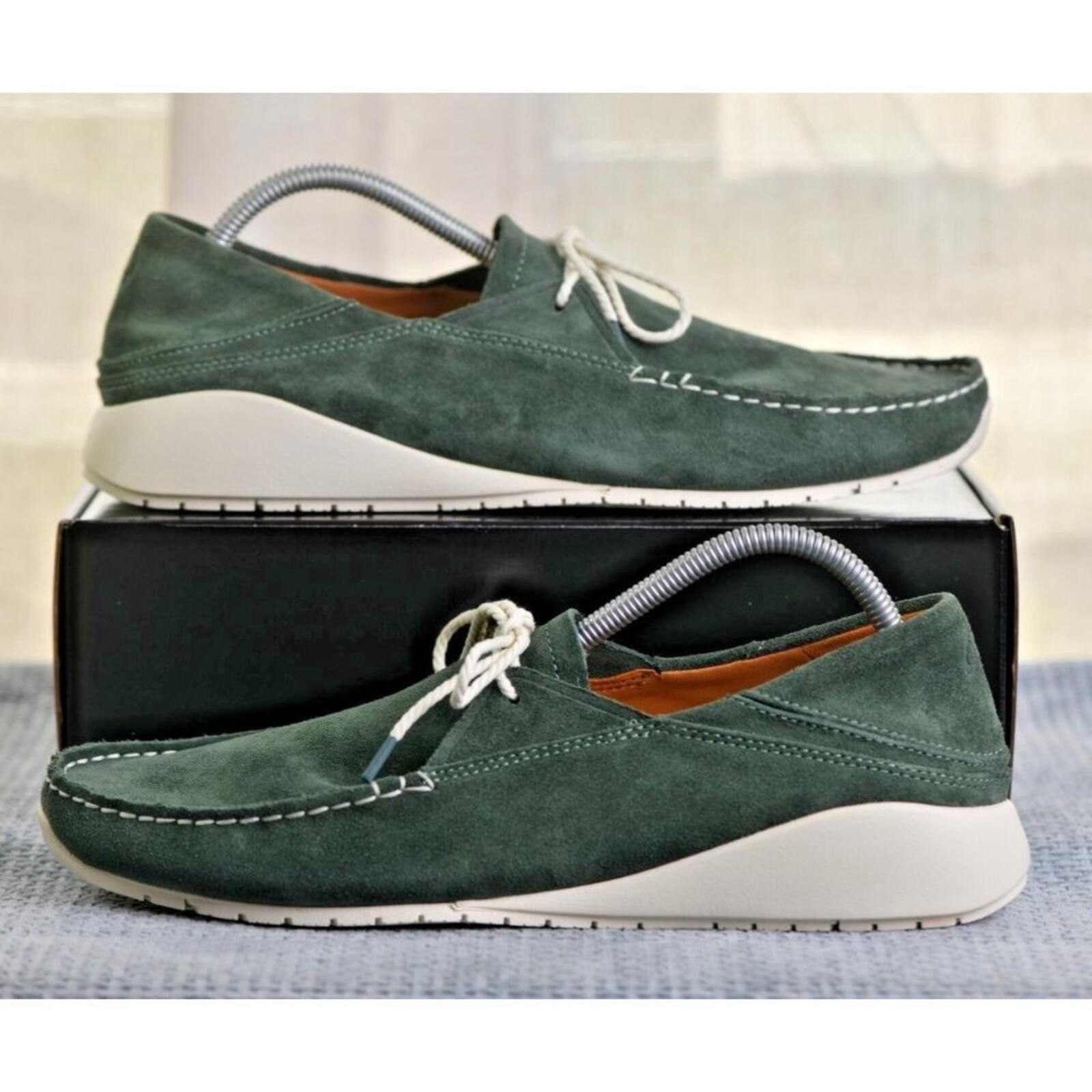 Olukai Olukai Ka'a Driver Moccasin | Italian Suede| Color: Green Size US 10 / EU 43 - 2 Thumbnail