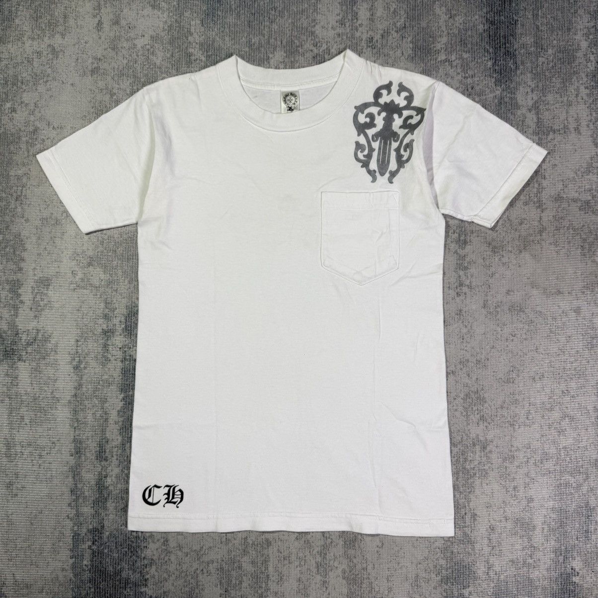 Chrome Hearts RARE! 2010s SILVER Print Cemetery Graveyard Cross Size US S / EU 44-46 / 1 - 2 Thumbnail