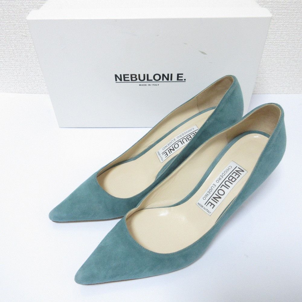 Other Other NEBULONI E. Suede Leather Pumps Suede Shoes DUTY FREE for USA Size ONE SIZE - 1 Thumbnail
