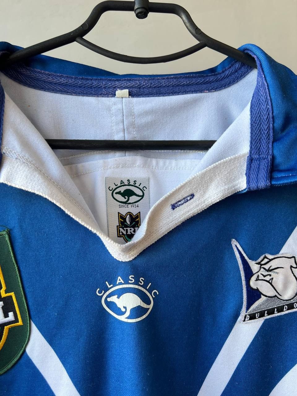 Vintage 1998/99 BANKSTOWN BULLDOGS CLASSIC RUGBY SHIRT JERSEY RARE Size US XL / EU 56 / 4 - 4 Thumbnail