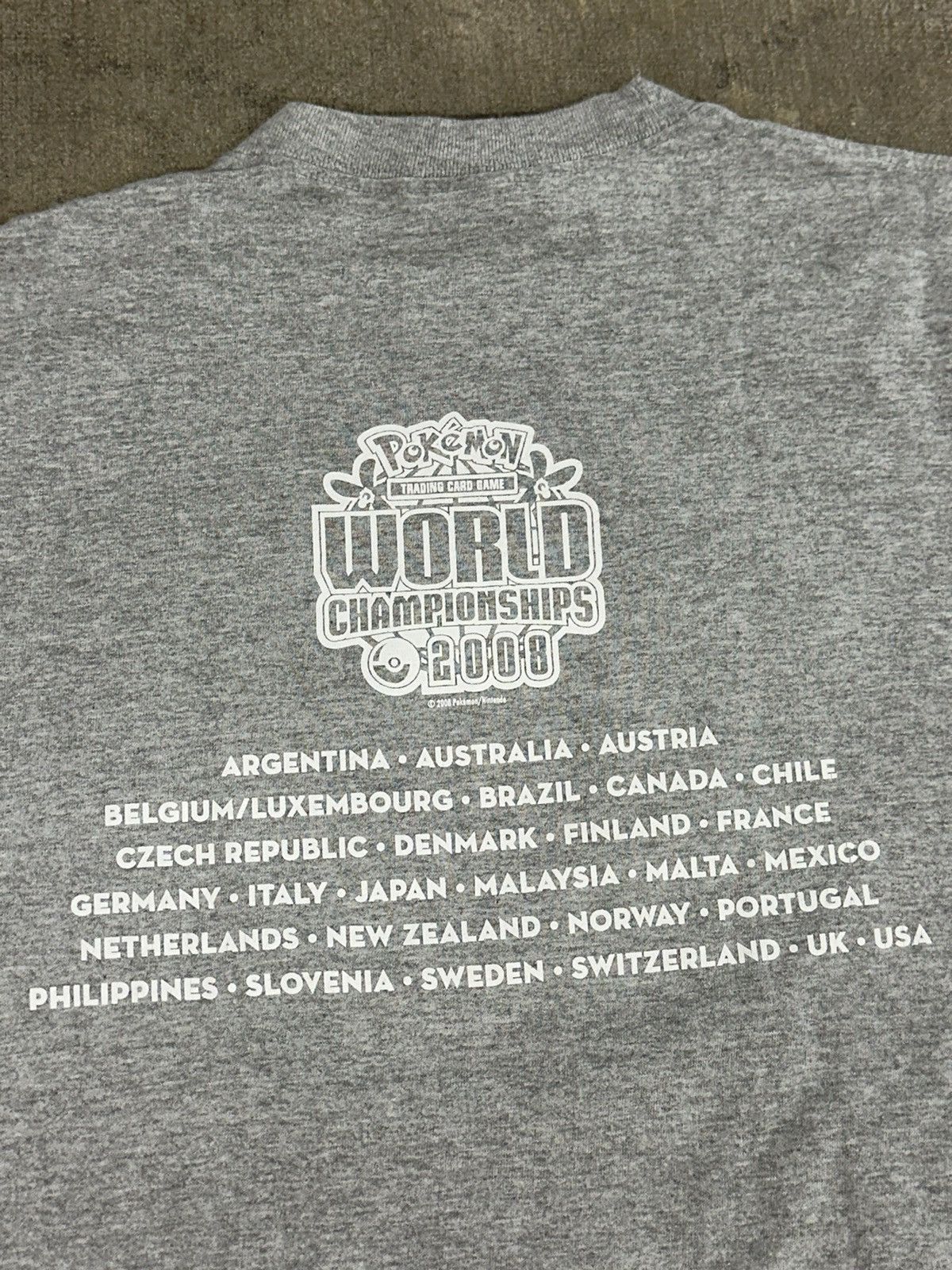 Cartoon Network × Japanese Brand × Vintage Vintage Y2K 00s Pokemon World Championships Promo T-Shirt Size S / US 4 / IT 40 - 6 Thumbnail