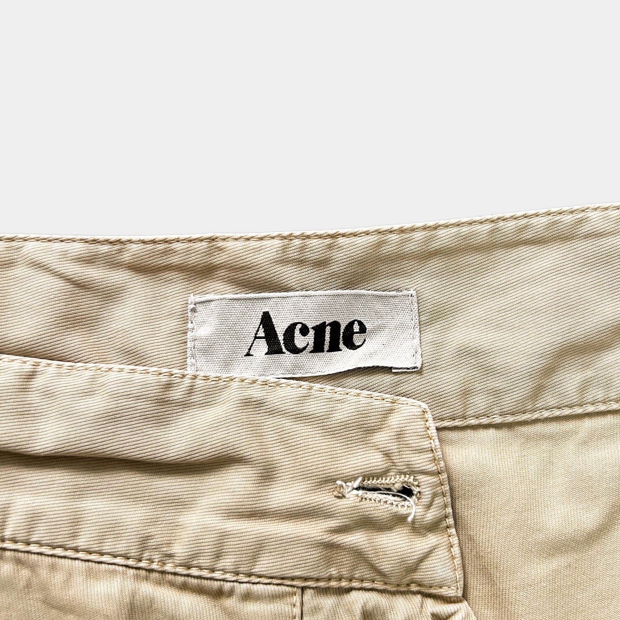 Acne Studios Acne Studios Beige Cargo Shorts Size US 39 - 3 Thumbnail