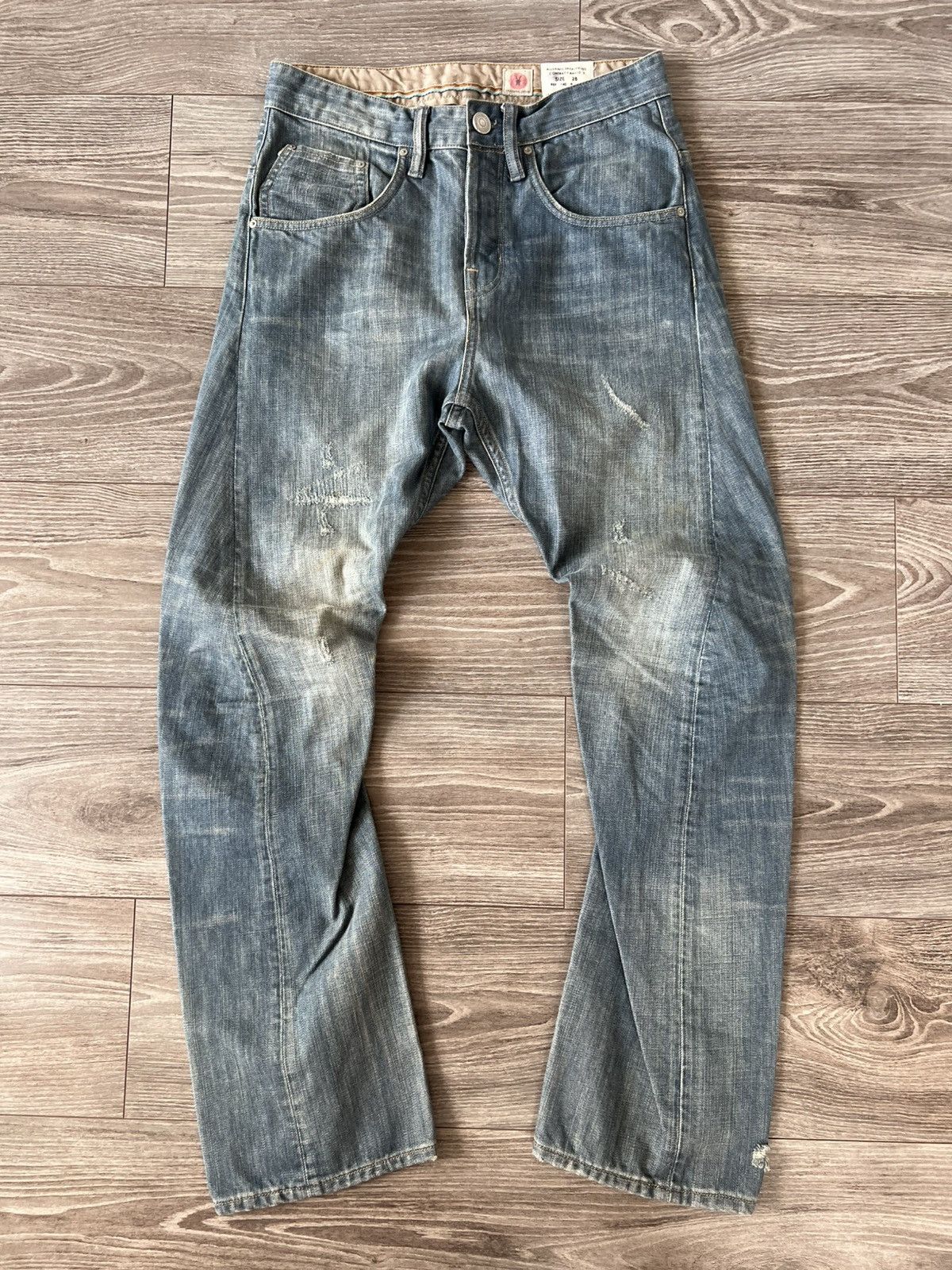 Allsaints Archival Allsaints Japan Denim Spitalfields Knees Jeans Size US 28 / EU 44 - 2 Thumbnail