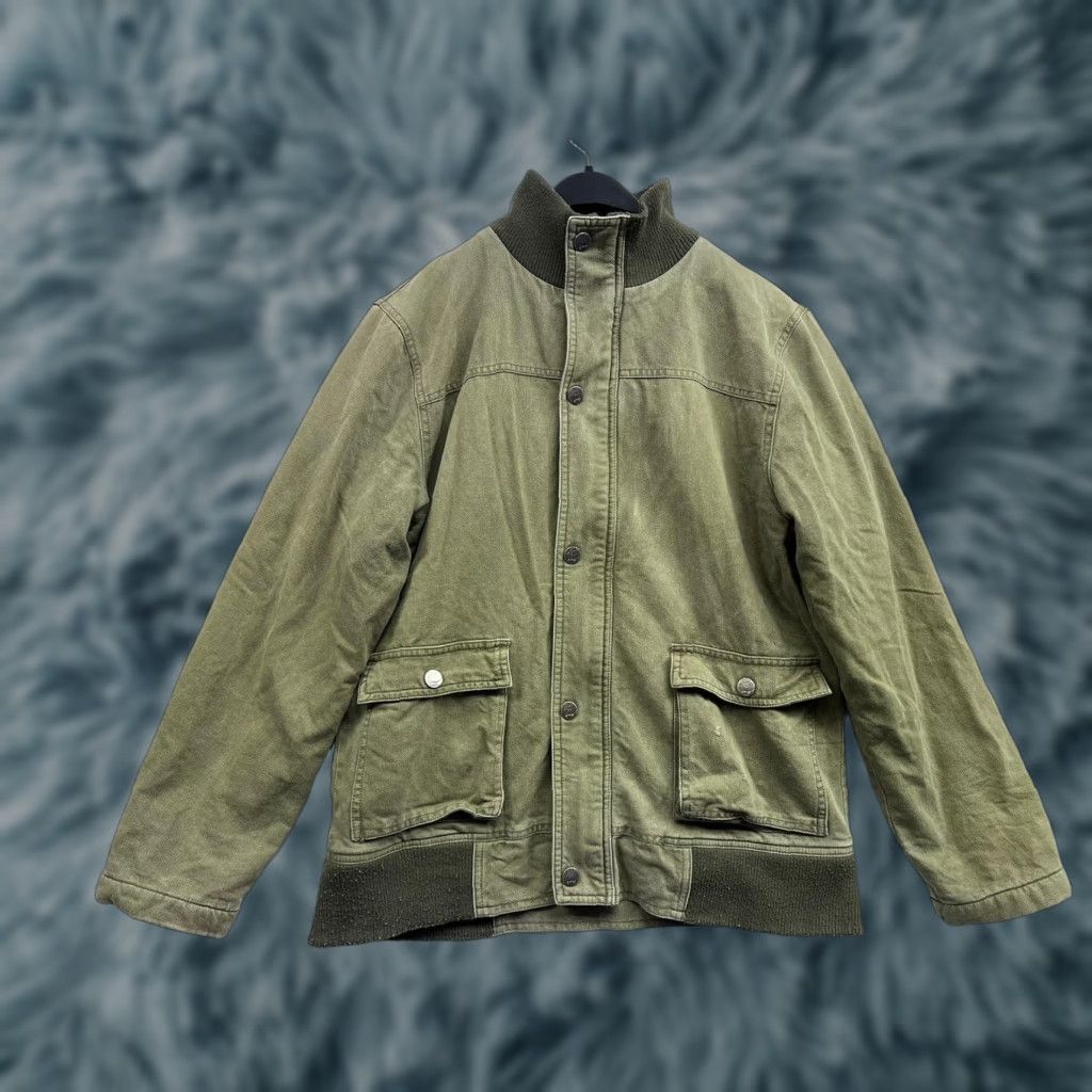 Vintage VINTAGE Army Green Tactical Military Utility Jacket AM3 Men Full Zip Up Size M Green Military Jacket Mens Size US M / EU 48-50 / 2 - 1 Thumbnail