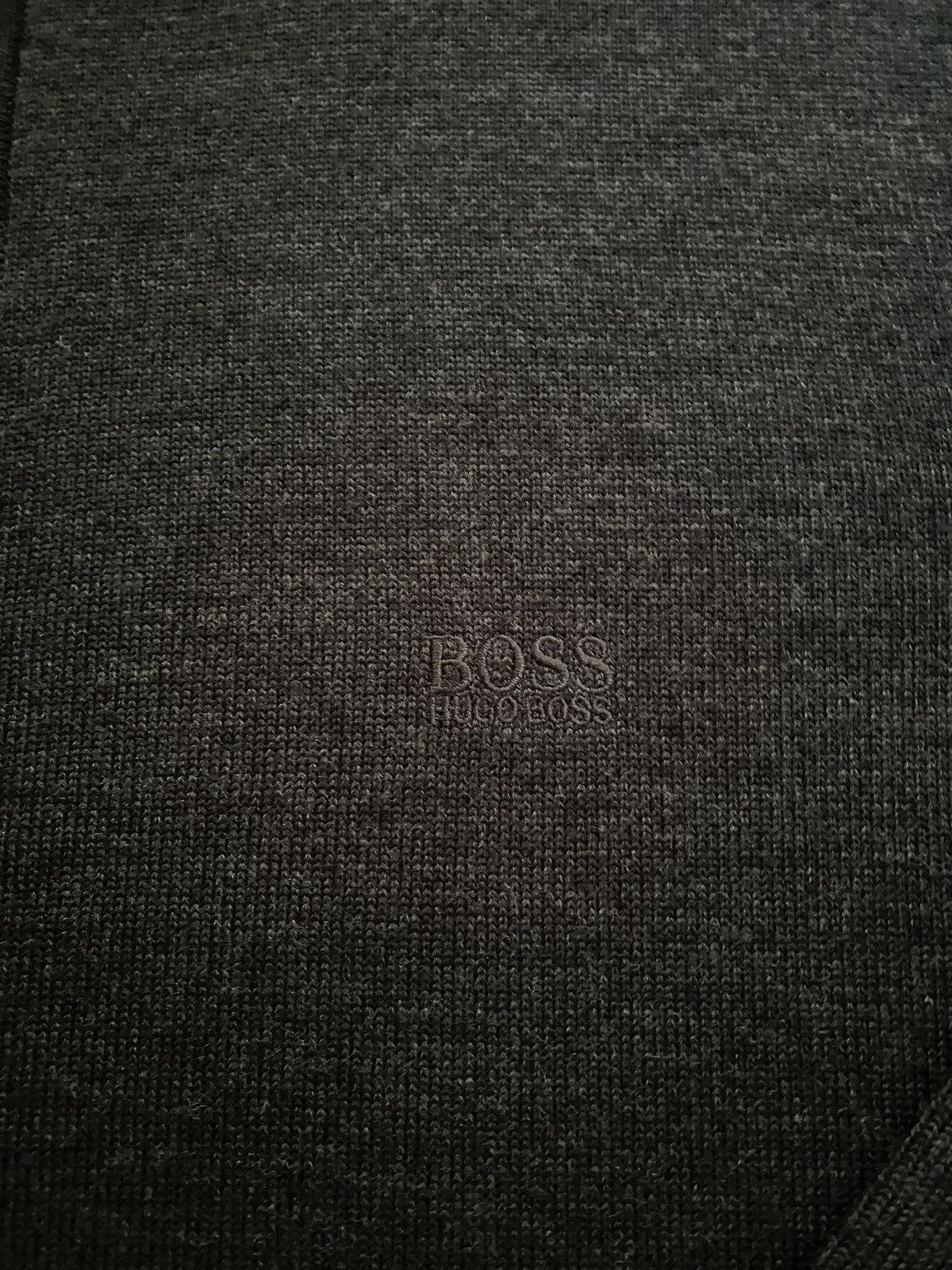 Hugo × Hugo Boss × Vintage Vintage Y2K Hugo Boss 100% Wool Full Zip Sweater Retro Size US L / EU 52-54 / 3 - 4 Thumbnail