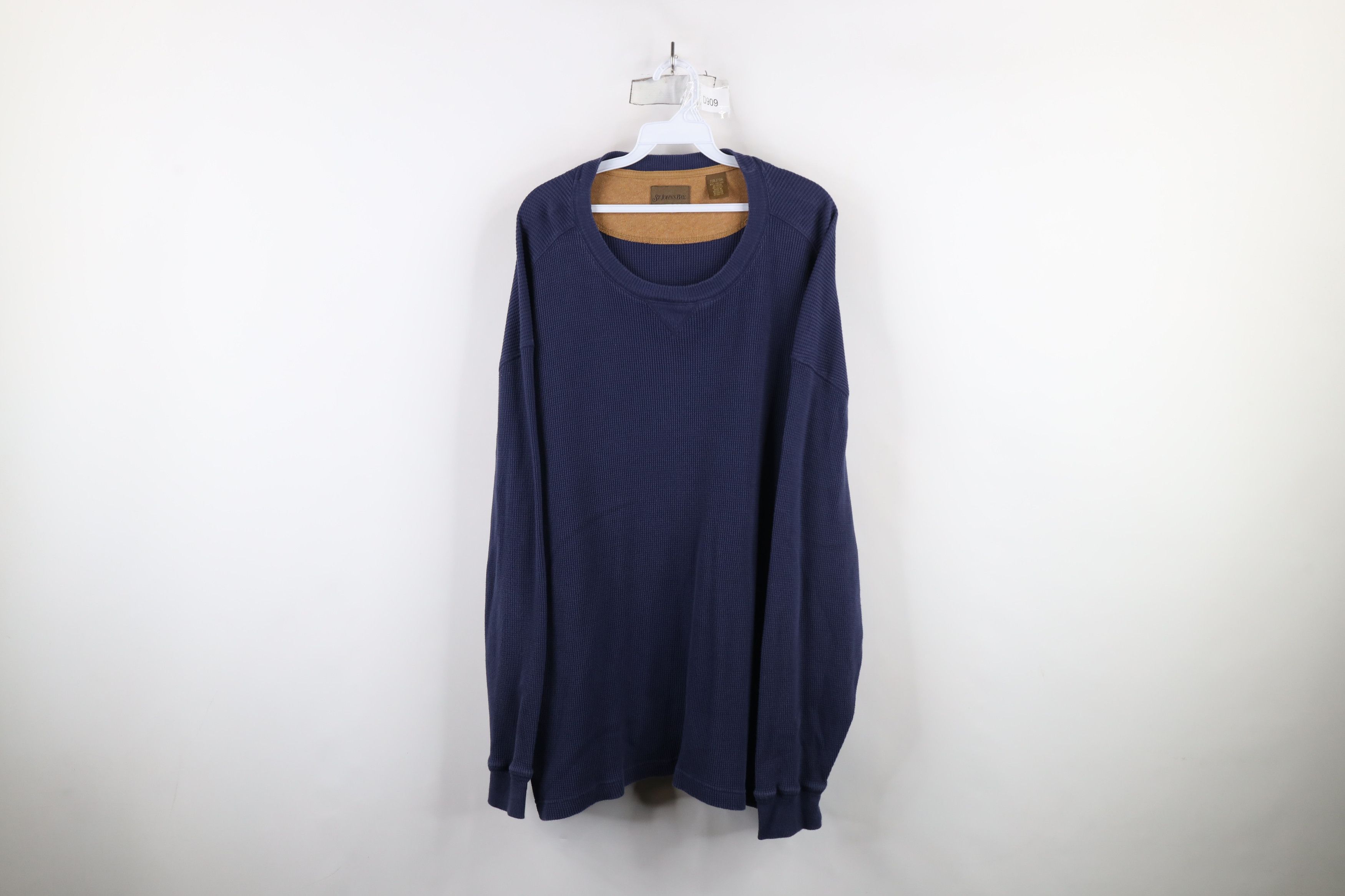 Vintage Vintage 90s Streetwear Waffle Knit Long Sleeve T-Shirt Size US XXL / EU 58 / 5 - 1 Thumbnail