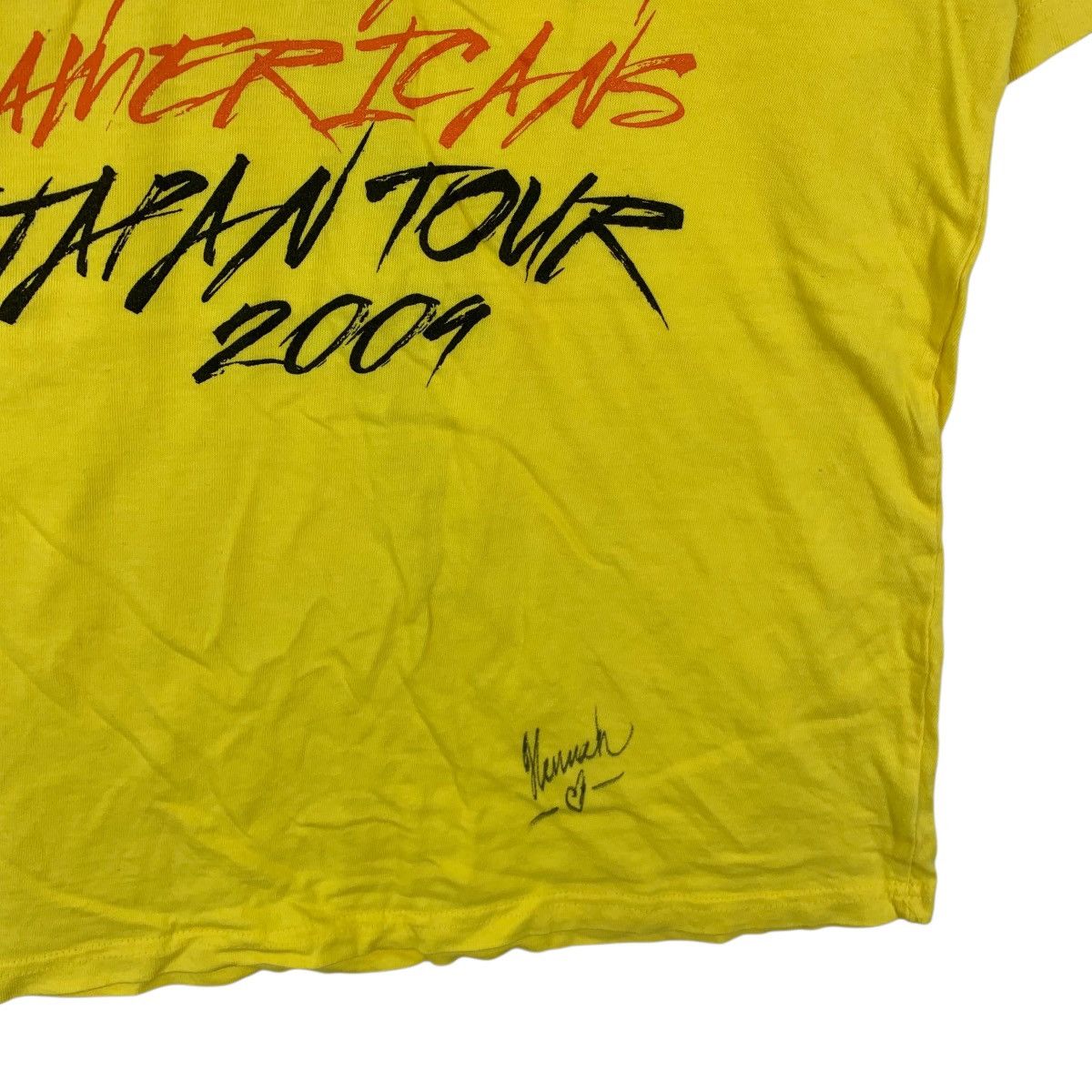 Band Tees THE YOUNG AMERICANS Japan Tour 2009 Signature Tee Shirt Top Size S / US 4 / IT 40 - 9 Thumbnail
