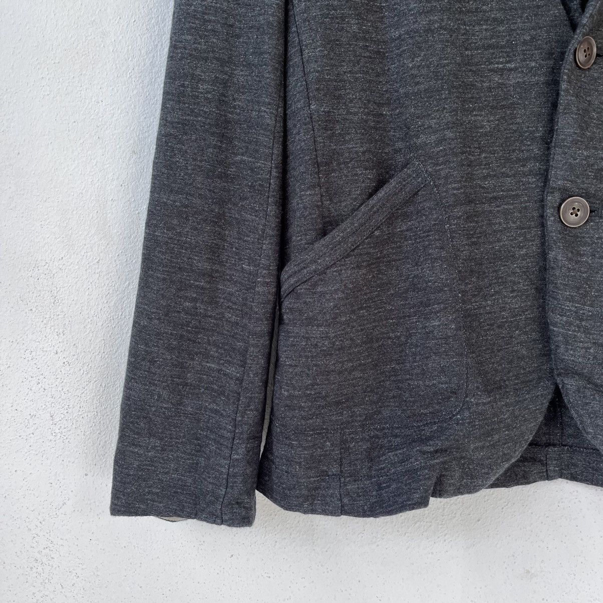 Frapbois FRAPBOIS Hooded Knit Blazer Jacket – Soft Jersey Fabric Size US S / EU 44-46 / 1 - 4 Thumbnail