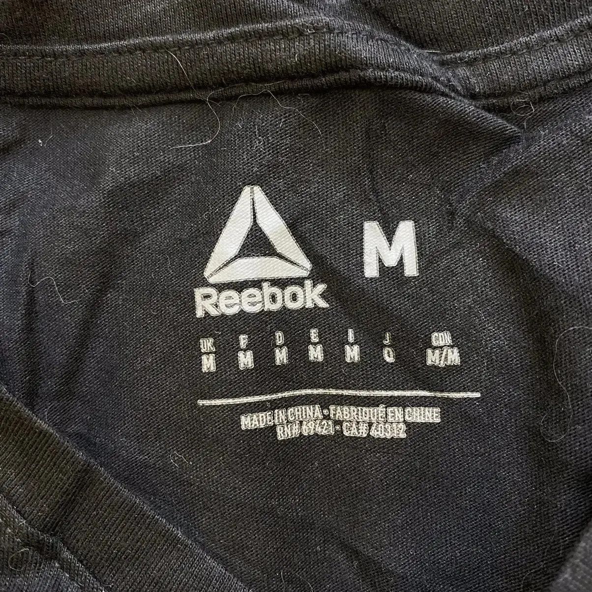 Reebok REEBOK ENGLAND Minimalist Logo Black Pocket Tee Shirt Top Size US M / EU 48-50 / 2 - 4 Thumbnail