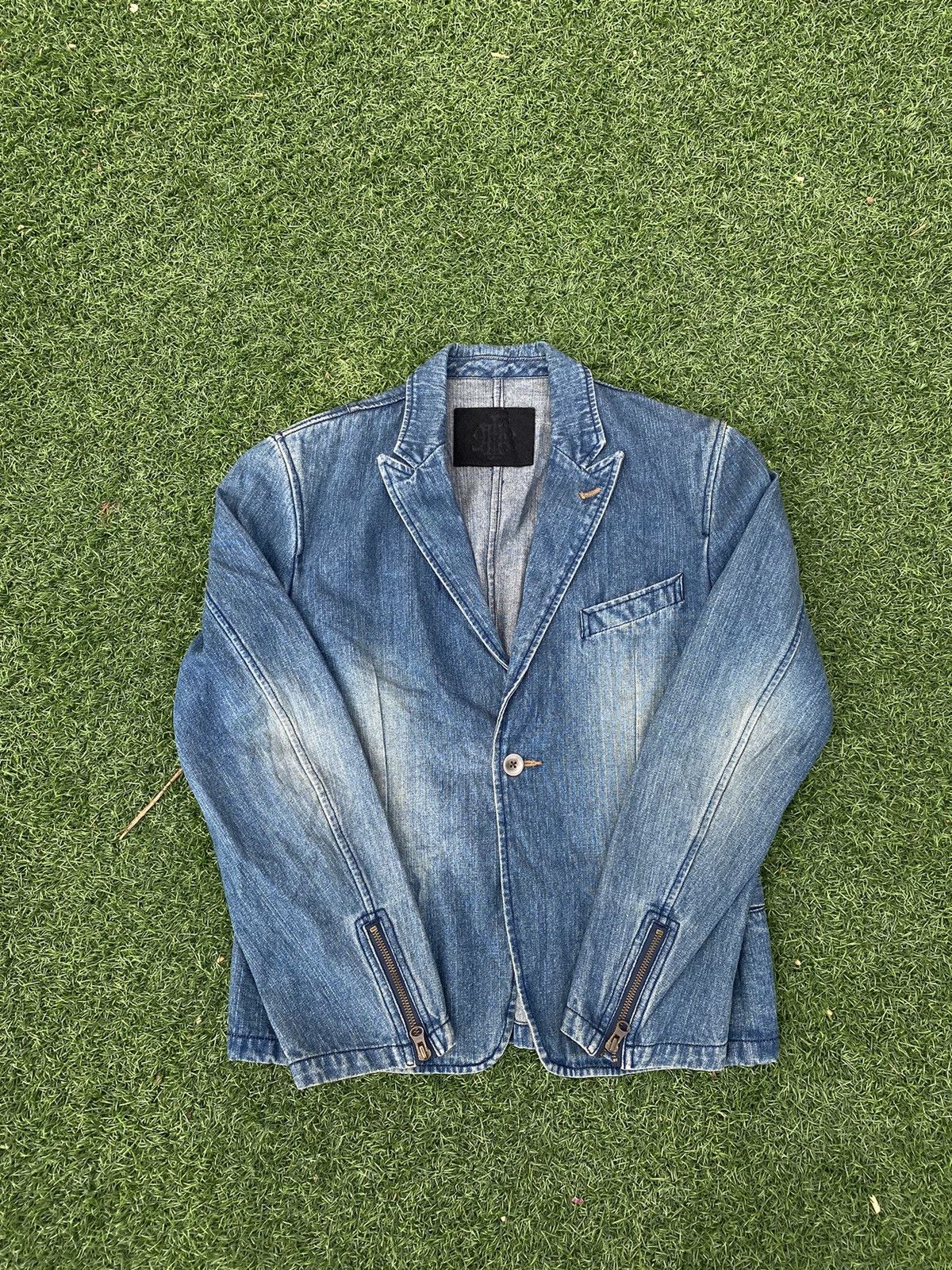 Japanese Brand × PPFM PPFM BLAZER DENIM JACKET Size US M / EU 48-50 / 2 - 1 Thumbnail