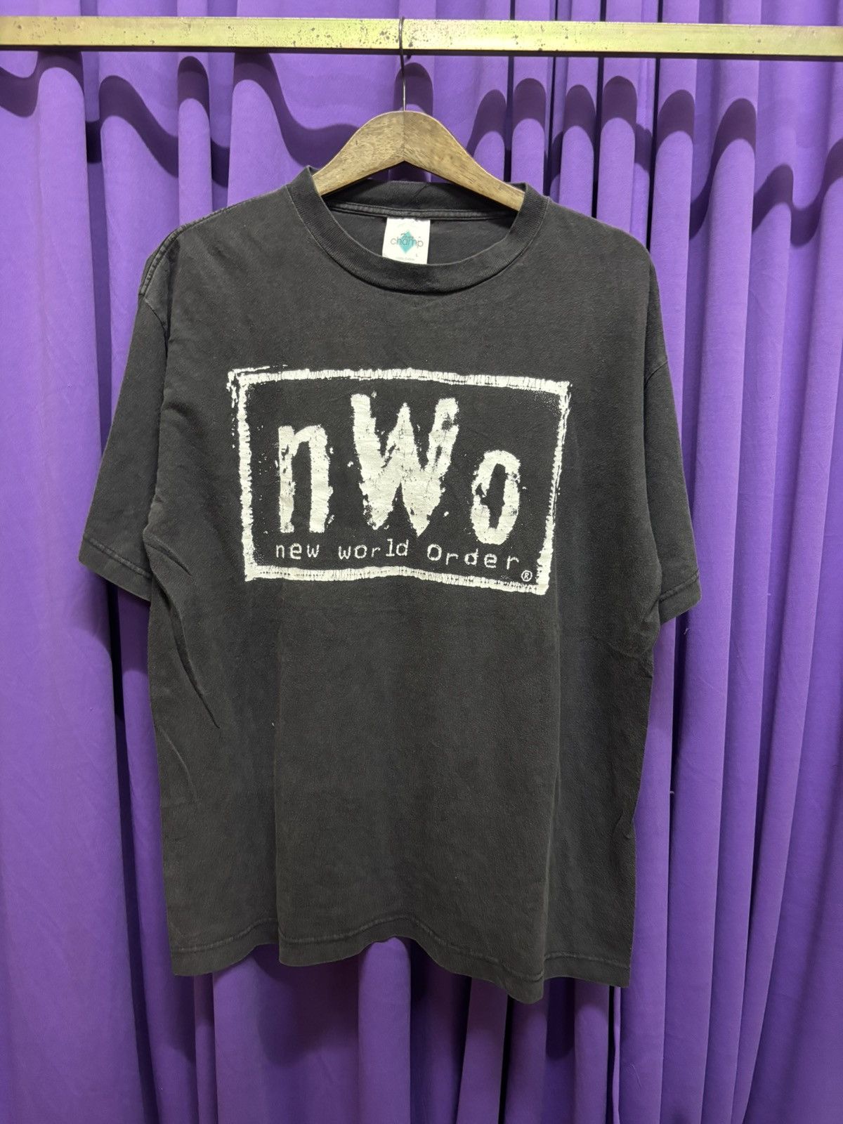 WCW/nWo vintage NWO logo wcw faded classic iconic logo erd style Size US L / EU 52-54 / 3 - 1 Thumbnail