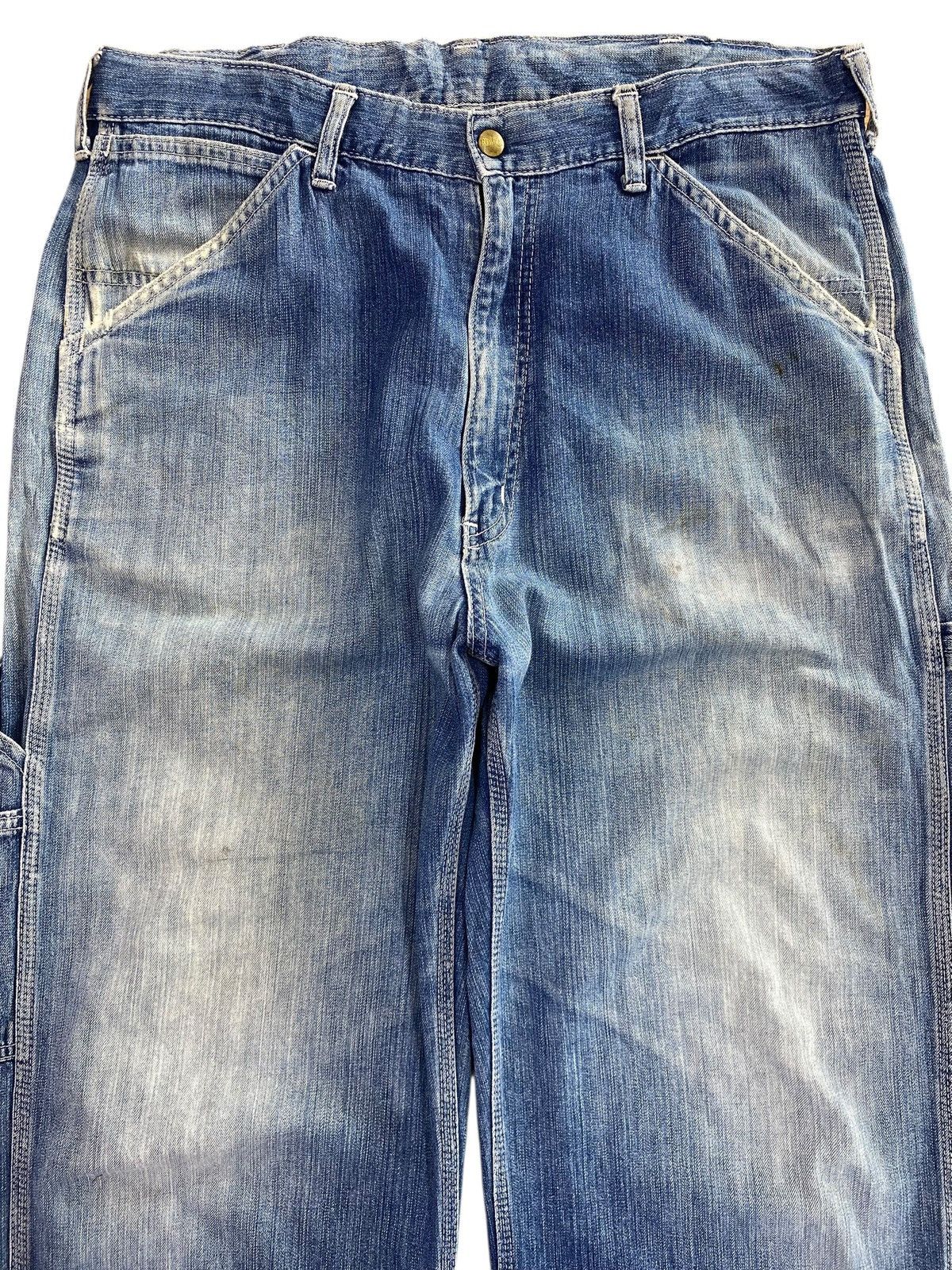 Edwin Edwin Vintage Light Wash Denim Carpenter Jeans Size US 34 / EU 50 - 2 Thumbnail