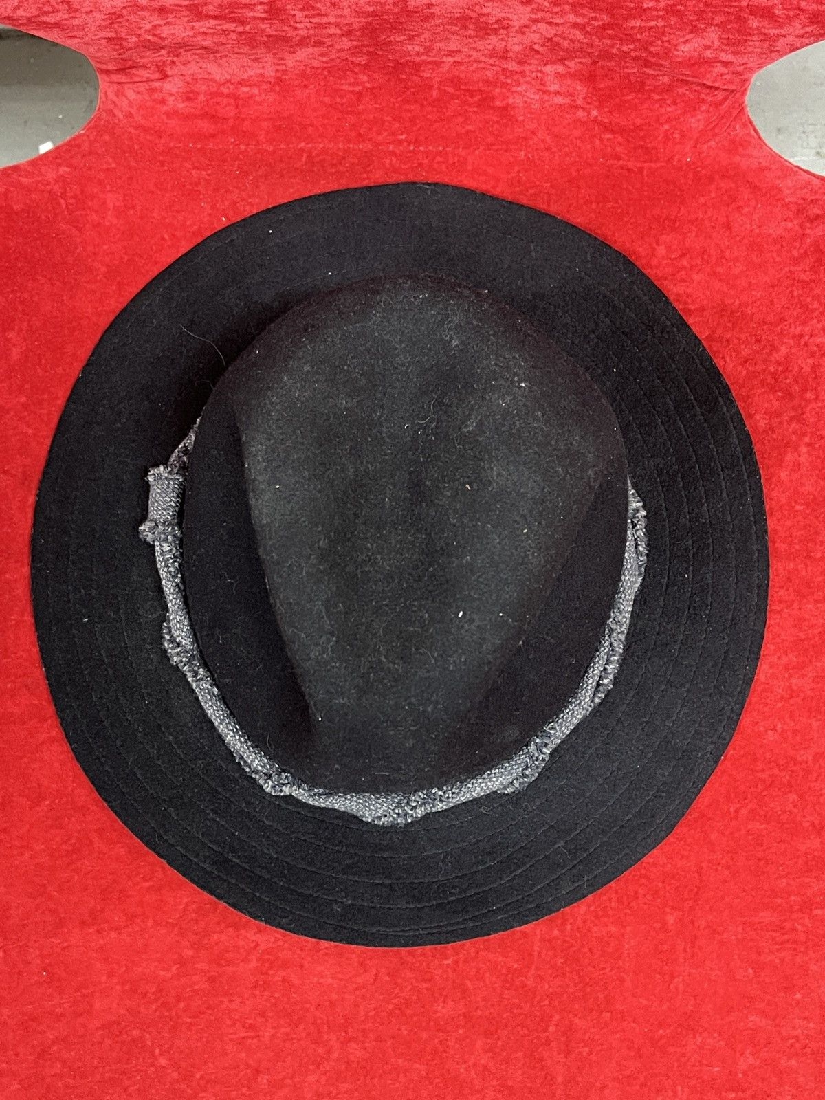Visvim Blue Blue Japan RRL Hedi Slimane The Soloist Wool Fedora Hat Size ONE SIZE - 4 Thumbnail