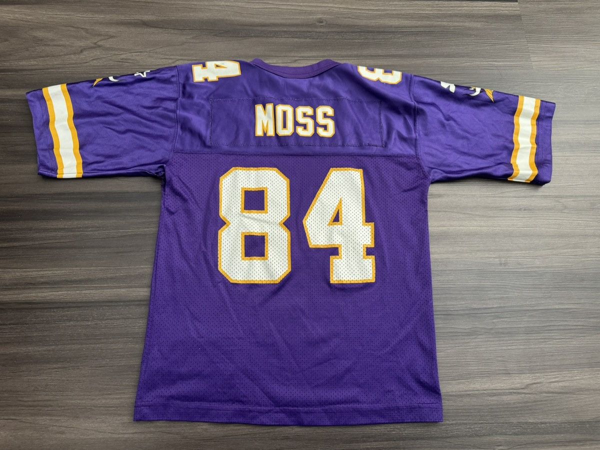 Starter YOUTH S Vintage Minnesota Vikings Randy Moss #84 Home Jersey Size US S / EU 44-46 / 1 - 6 Thumbnail