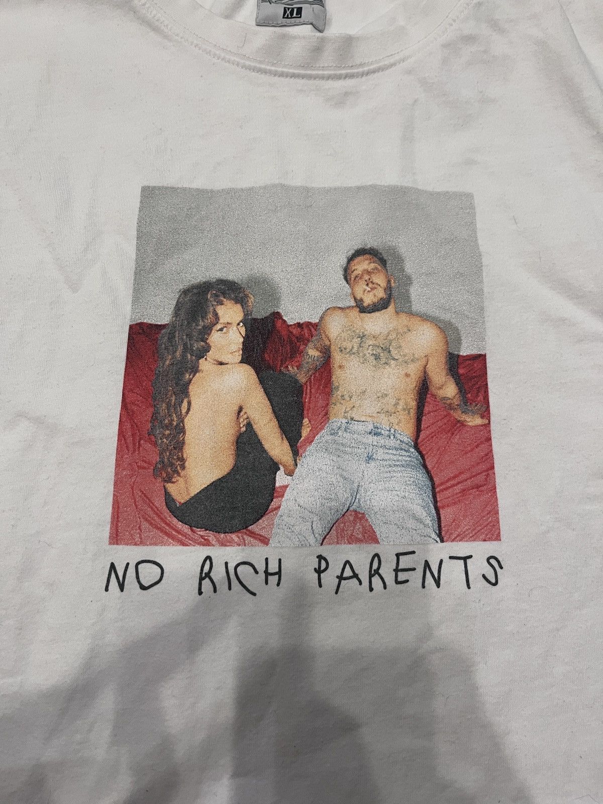 Karl Kani × Vintage Karl Kani “No Rich Parents” Graphic T-Shirt – Vintage Style Size US XL / EU 56 / 4 - 2 Thumbnail