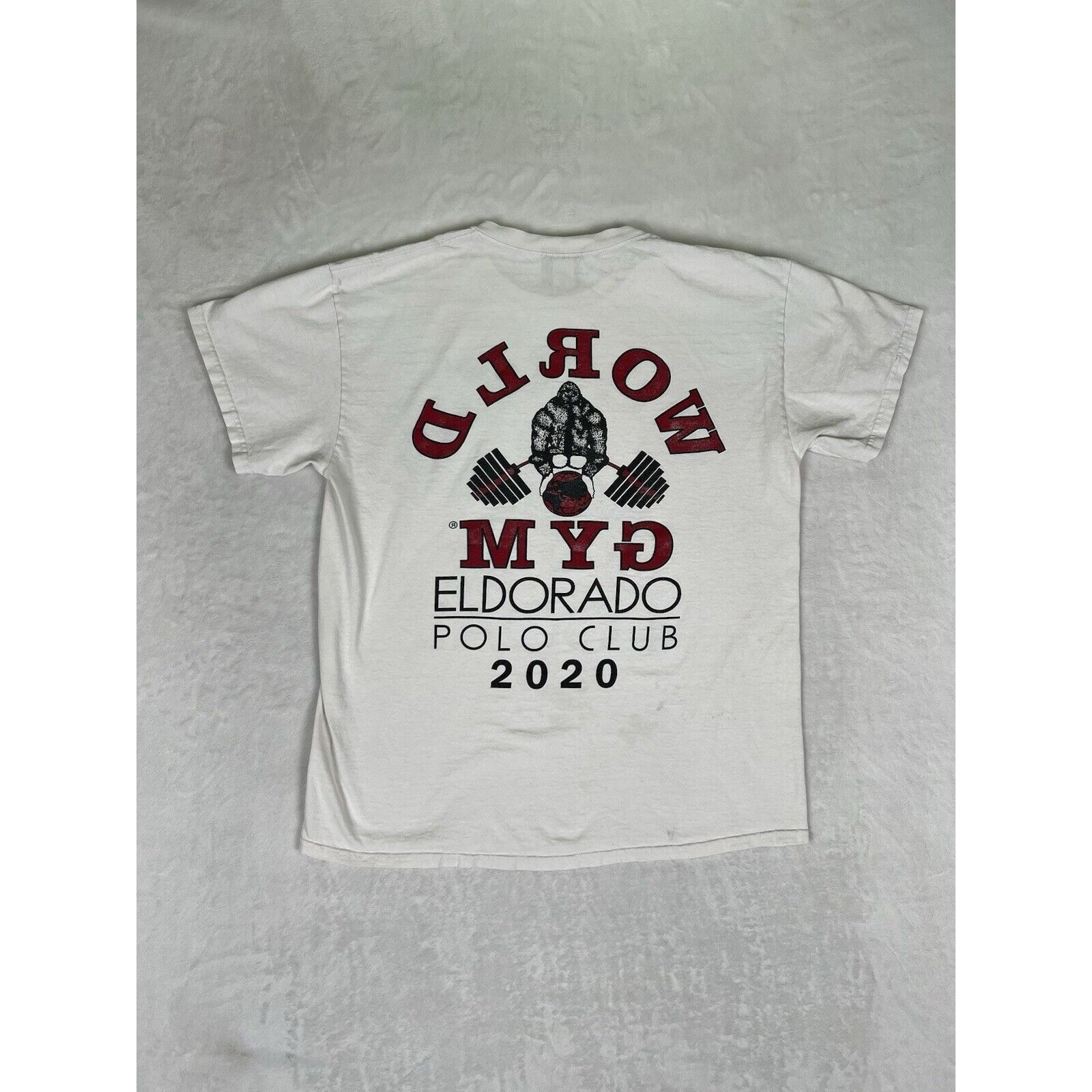 Vintage World Gym T-Shirt Eldorado Polo Club 2020 4 Goal Size Large Size US L / EU 52-54 / 3 - 8 Thumbnail
