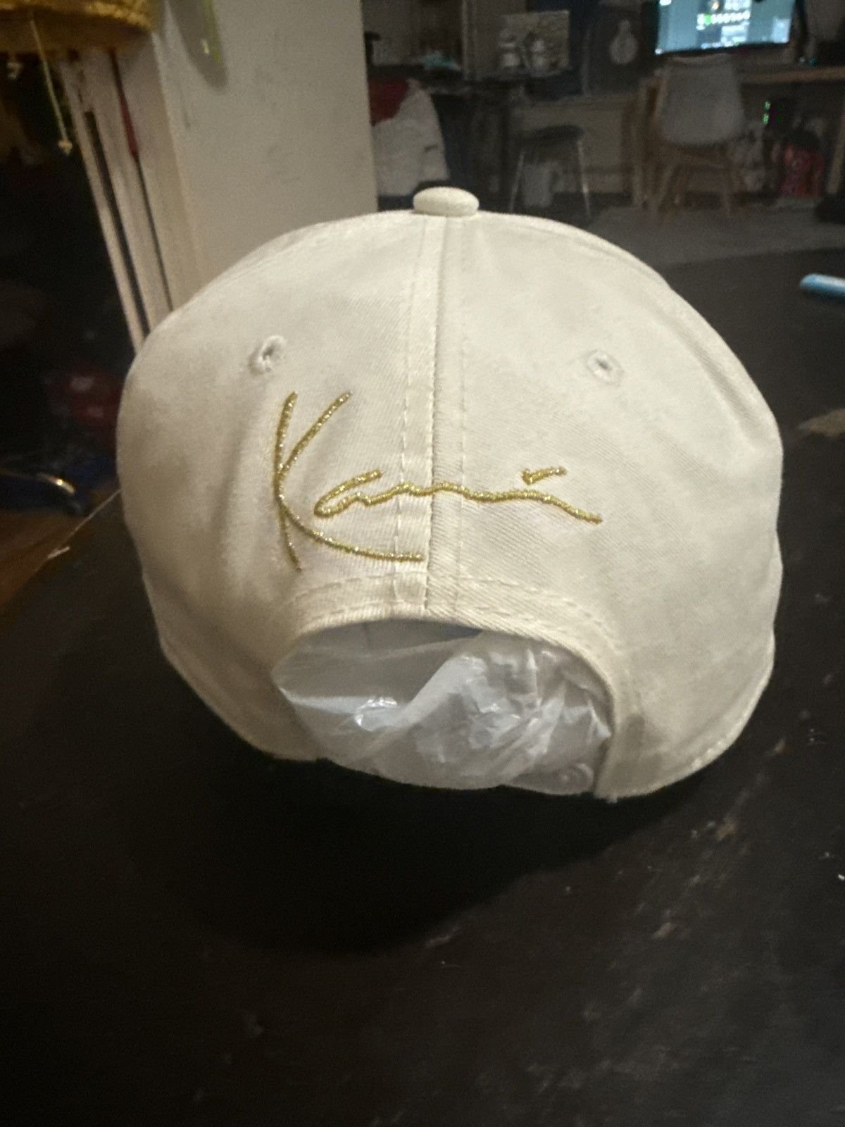 Karl Kani Vintage 90s White Karl Kani SnapBack Hat Size 36 - 8 Thumbnail