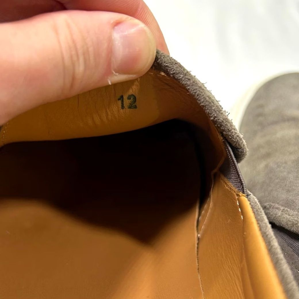 UNTUCKit Untuckit Gray Suede Slip-On Sneakers Mens 12 Size US 12 / EU 45 - 6 Thumbnail