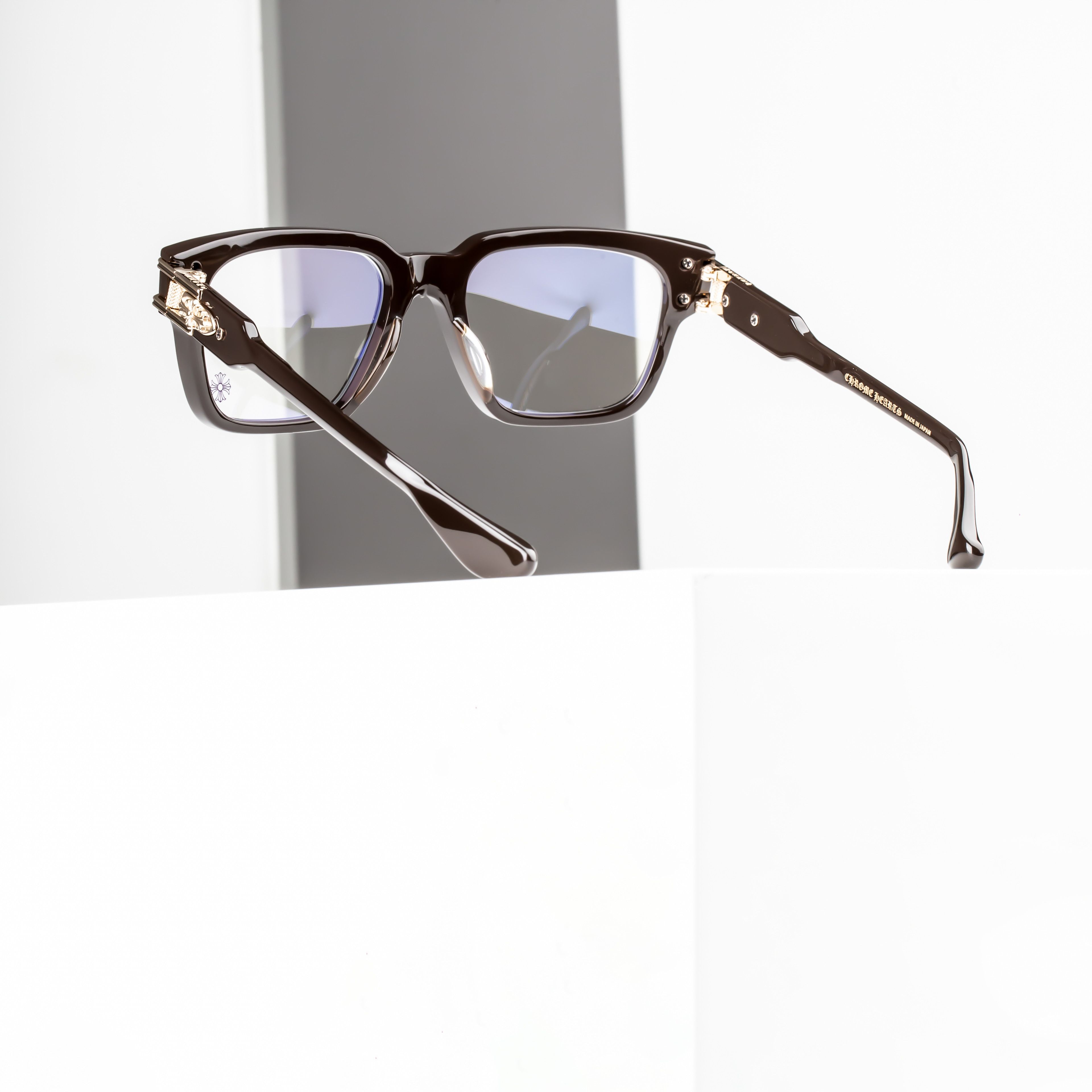 Chrome Hearts CHROME HEARTS BULGE CLASSIC BROWN GLASSES Size ONE SIZE - 7 Thumbnail