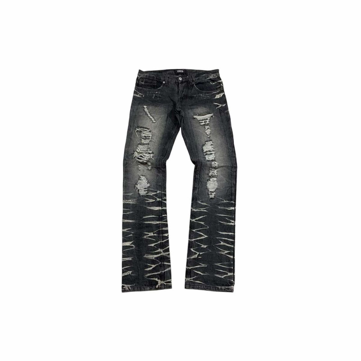 Hysteric Glamour 🔥Sick Y2K Lowbox Denim Clawmark Boro Distressed LGB Size US 32 / EU 48 - 1 Thumbnail
