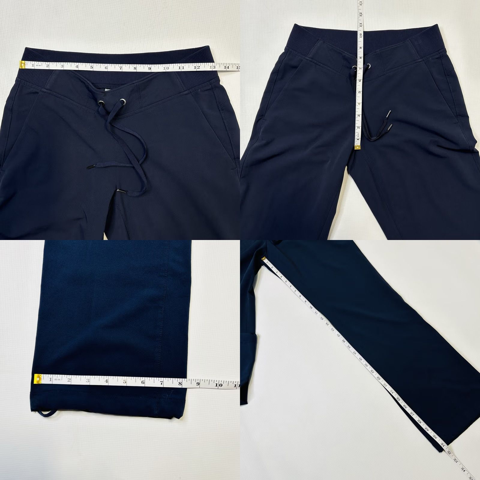 Athleta Athleta Trekkie North Joggers Womens 0 Tall Navy Blue Running Outdoors Casual Activewear Tapered Leg Size 25" / US 0 / IT 36 - 8 Thumbnail