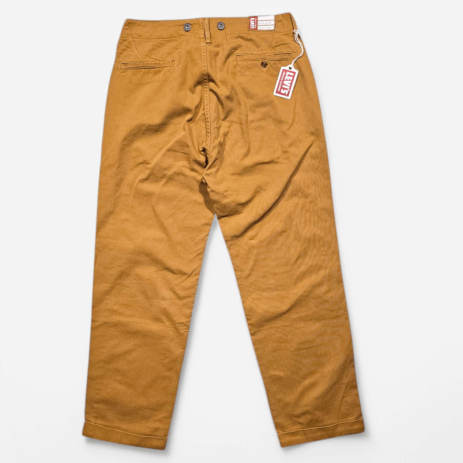 Levi's Vintage Clothing NWT Levi's Vintage Clothing 1920's Born Brown Chinos W31L29 Size US 31 - 6 Thumbnail