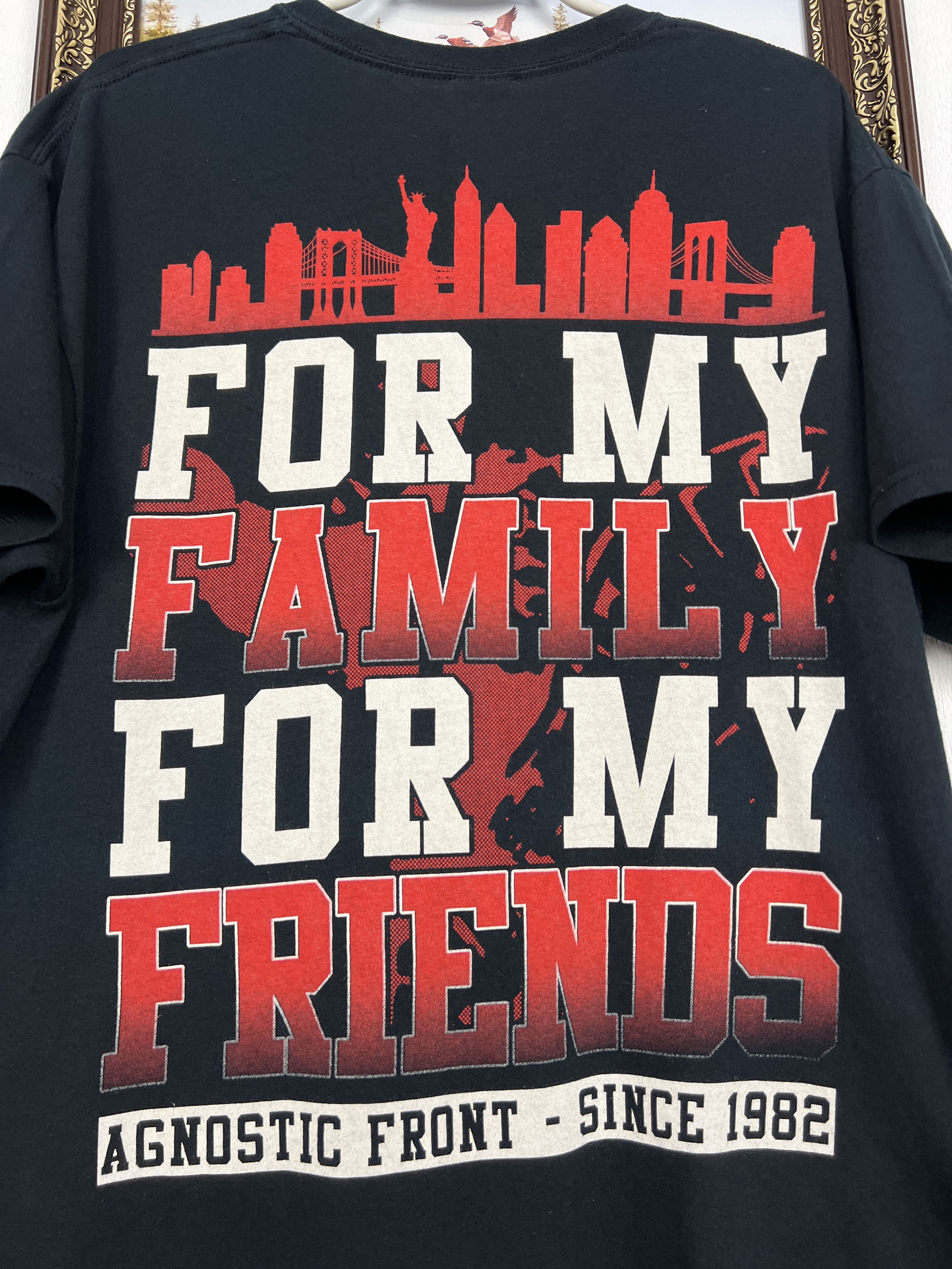 Vintage Vintage Agnostic Front Family Friends Hardcore Tour Shirt Size US L / EU 52-54 / 3 - 3 Thumbnail